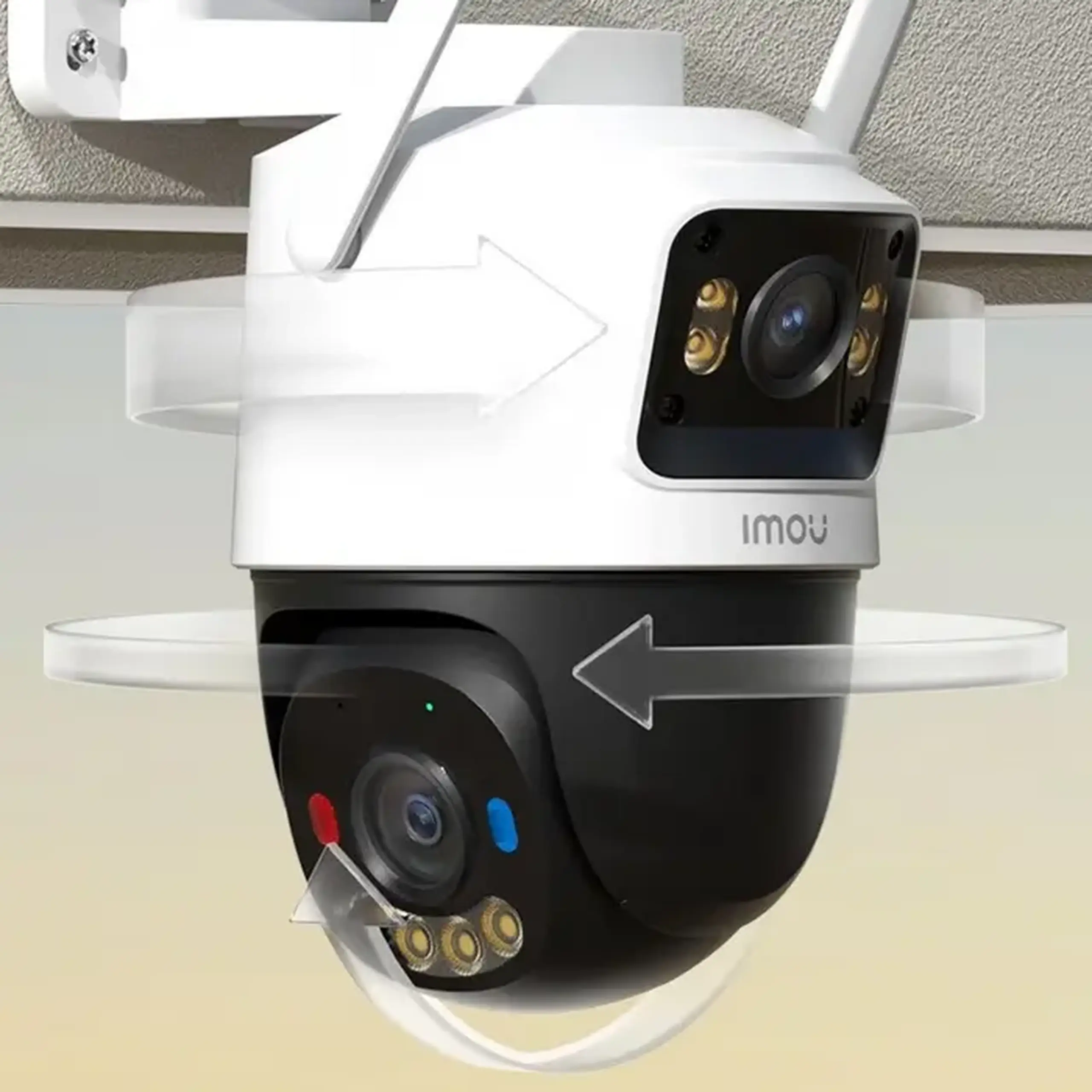 Camera de supraveghere IMOU Cruiser Dual 2C 4G 6MP, Alb