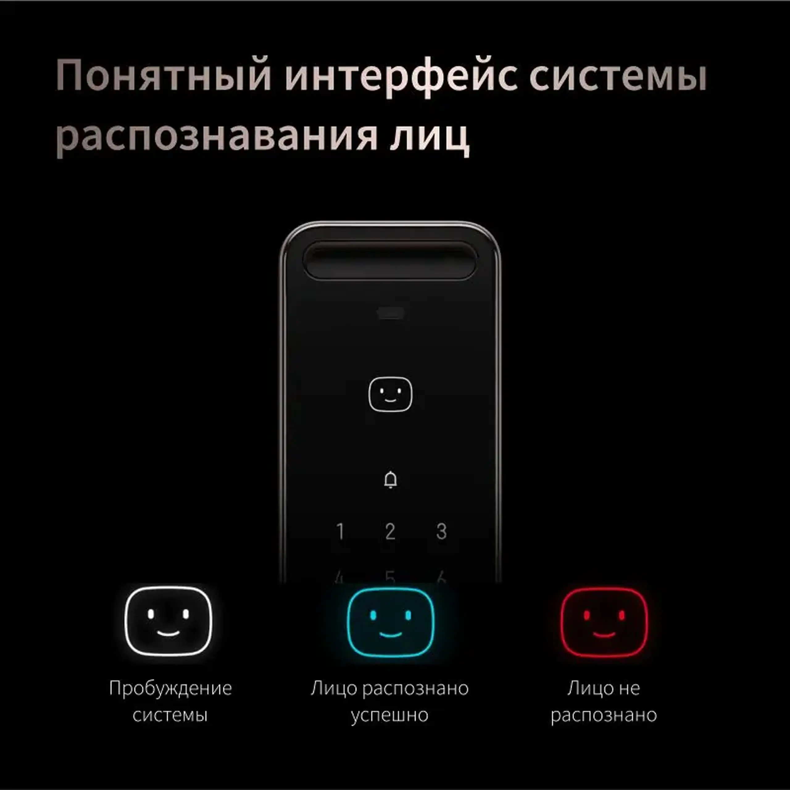 Încuietoare inteligentă AQARA Smart Lock D200i, Negru