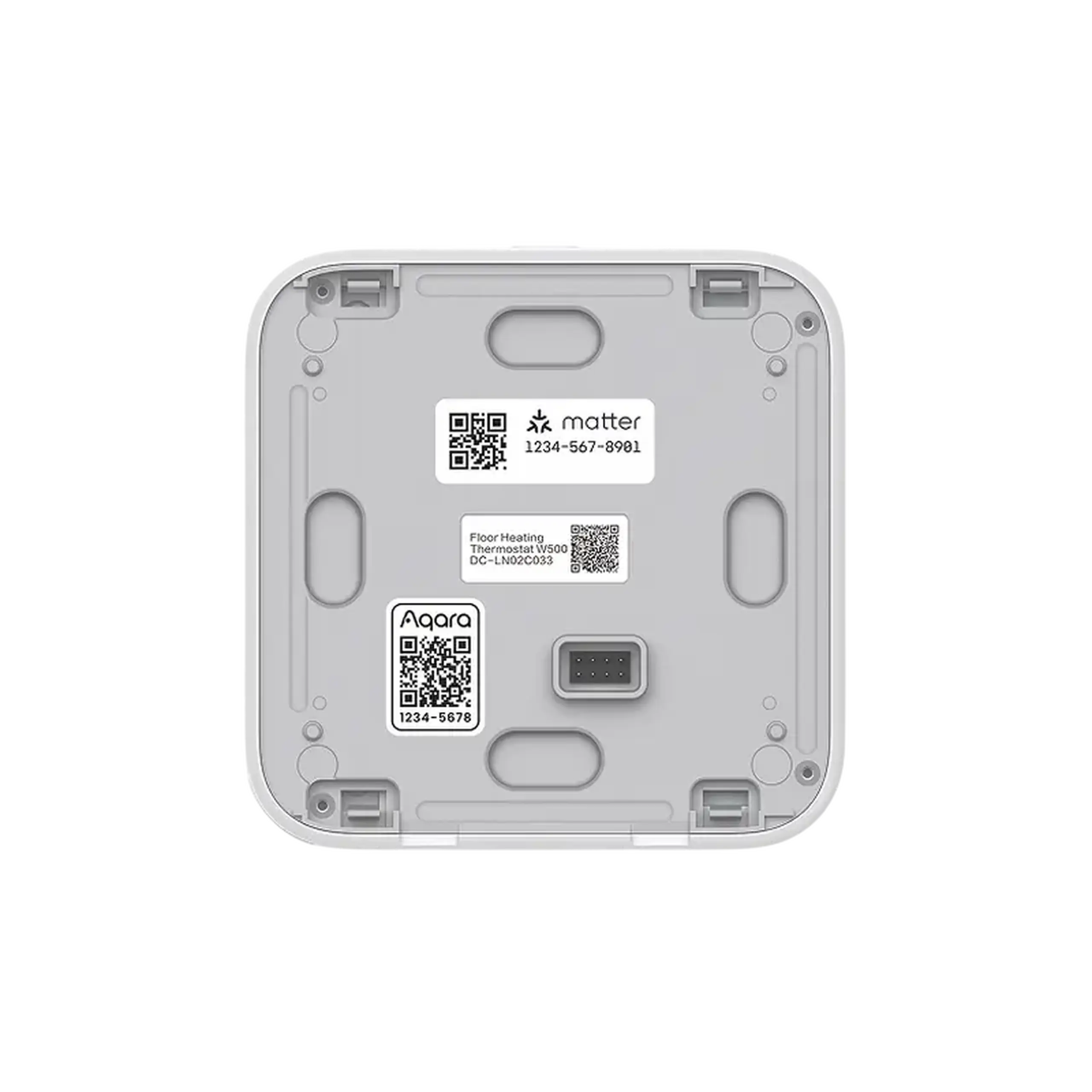 Termostat inteligent AQARA Floor Heating Thermostat W500, Alb