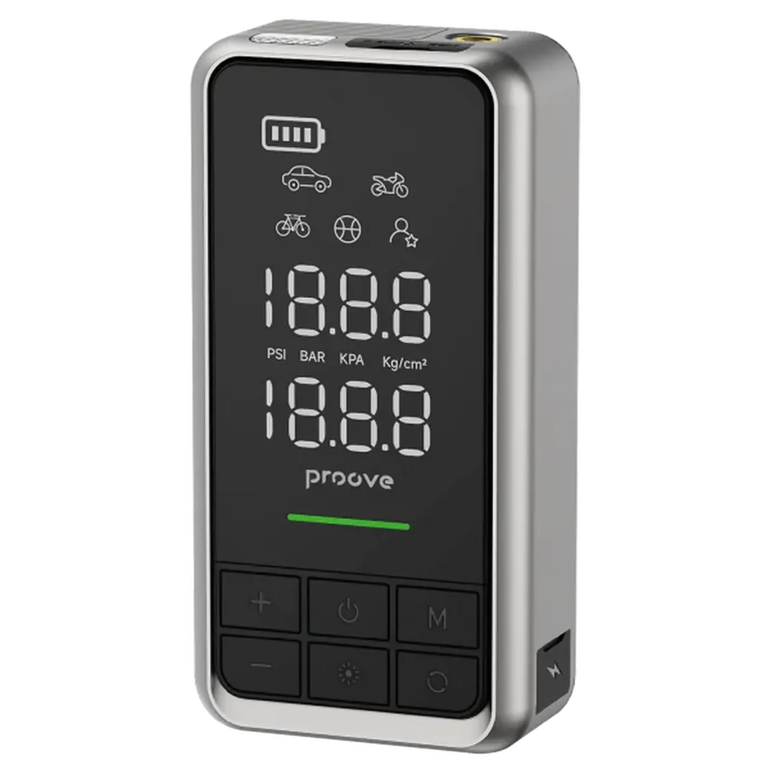 Car Jump Starter Proove 2 in 1 Air Jump + Pump 10400mAh 1000A, Gray