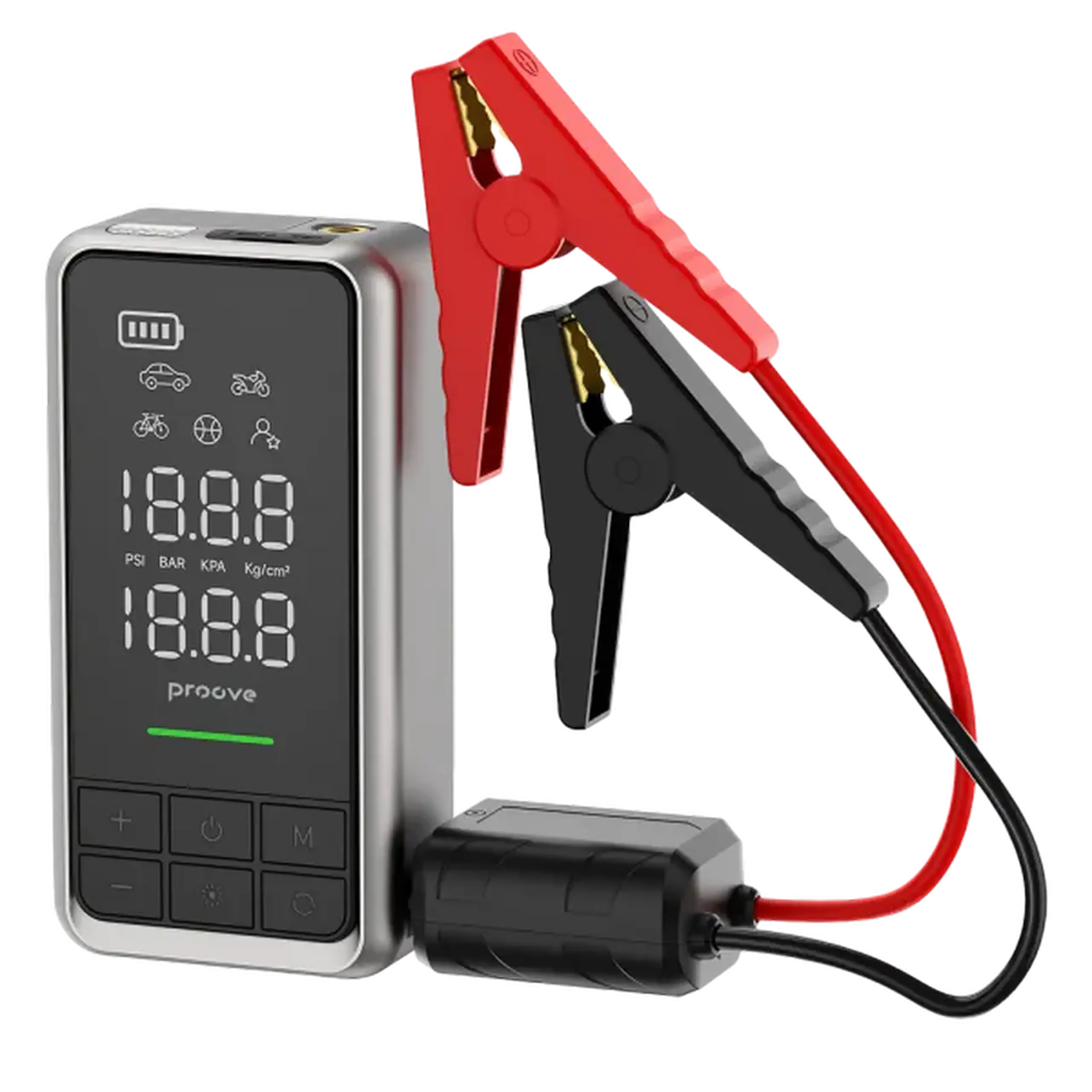 Dispozitiv de pornire + Pompă Proove Air Jump + Pump, Negru