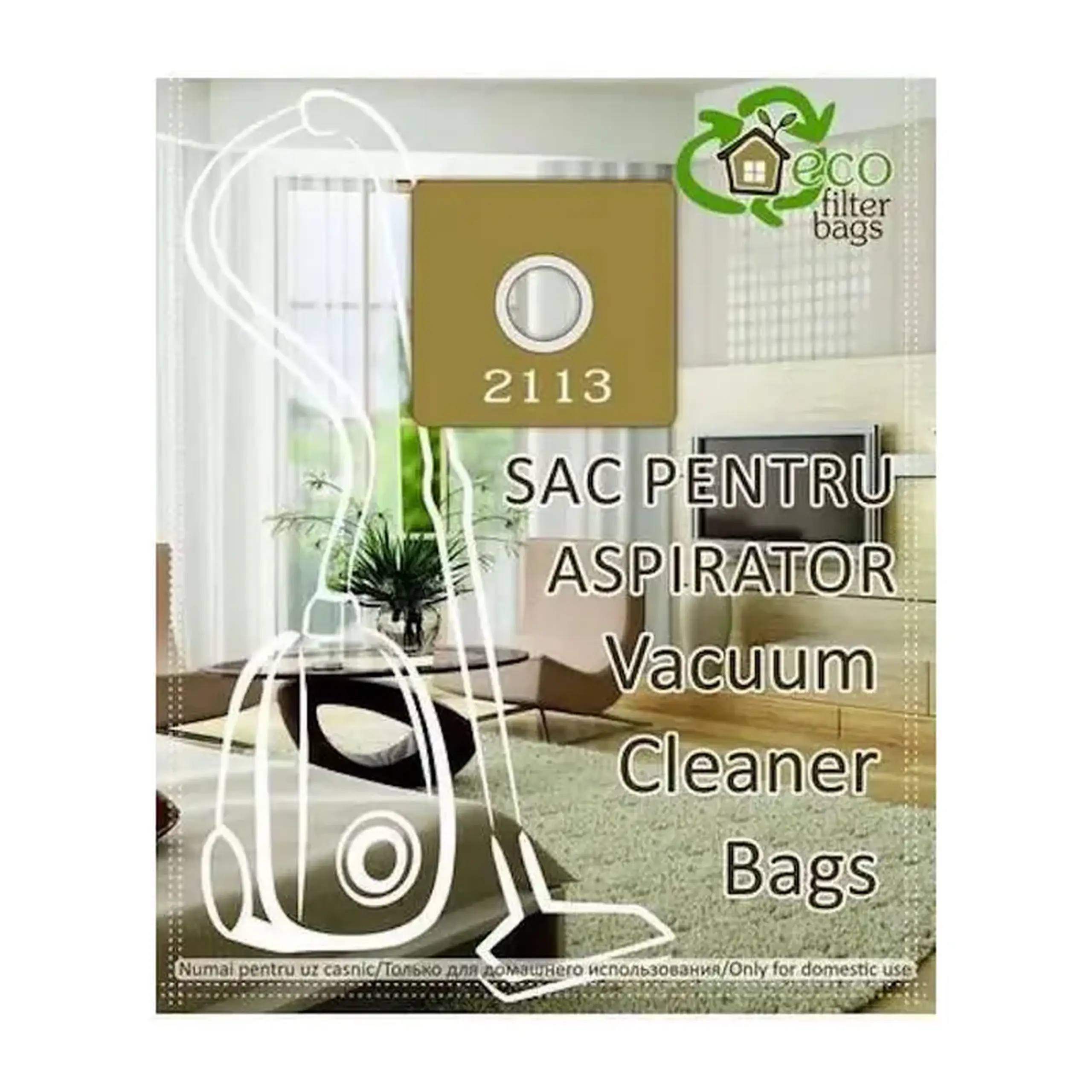 Colector de praf reutilizabil EcoFilterBags 2113
