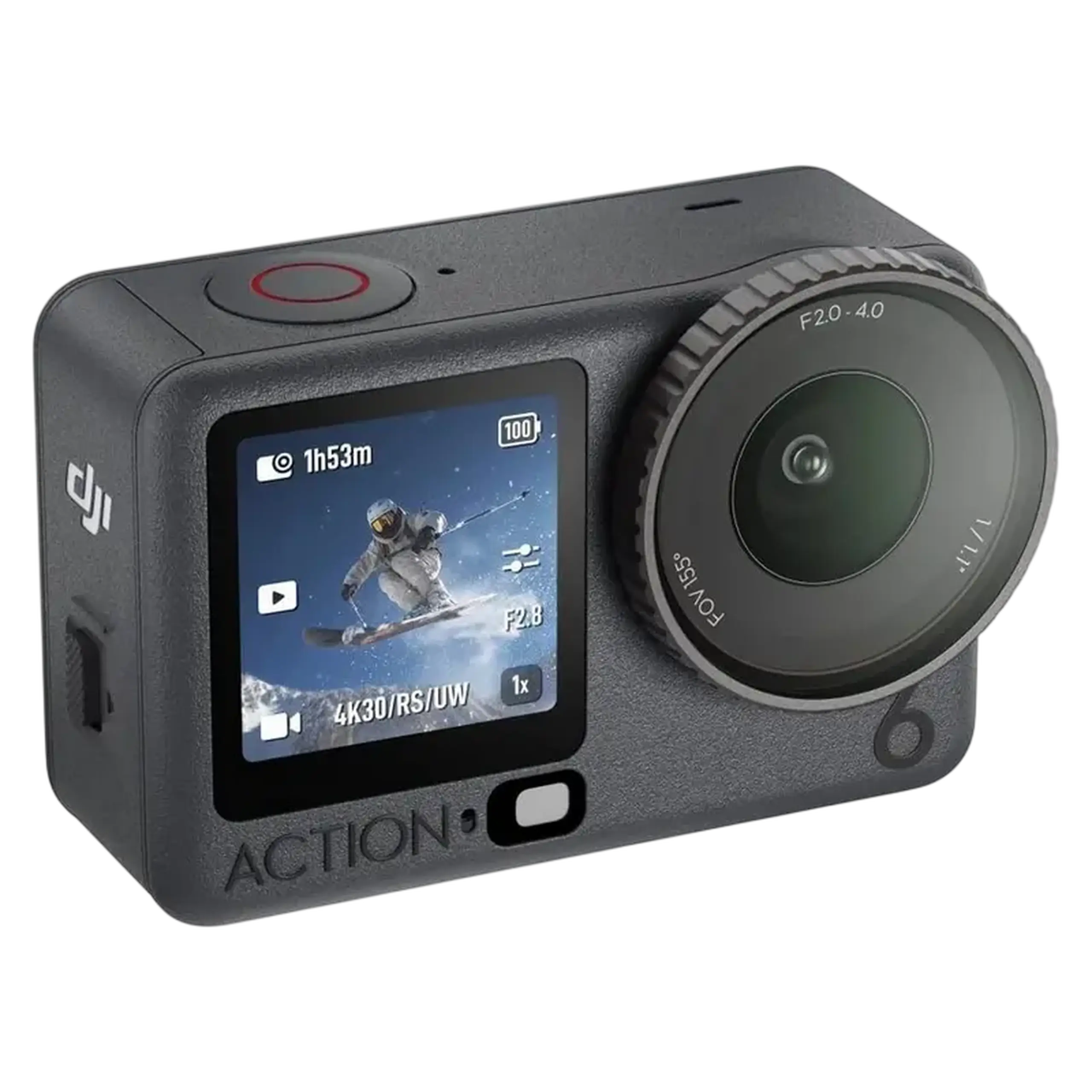 Cameră Video Sport DJI Osmo Action 6 Essential Combo, Negru