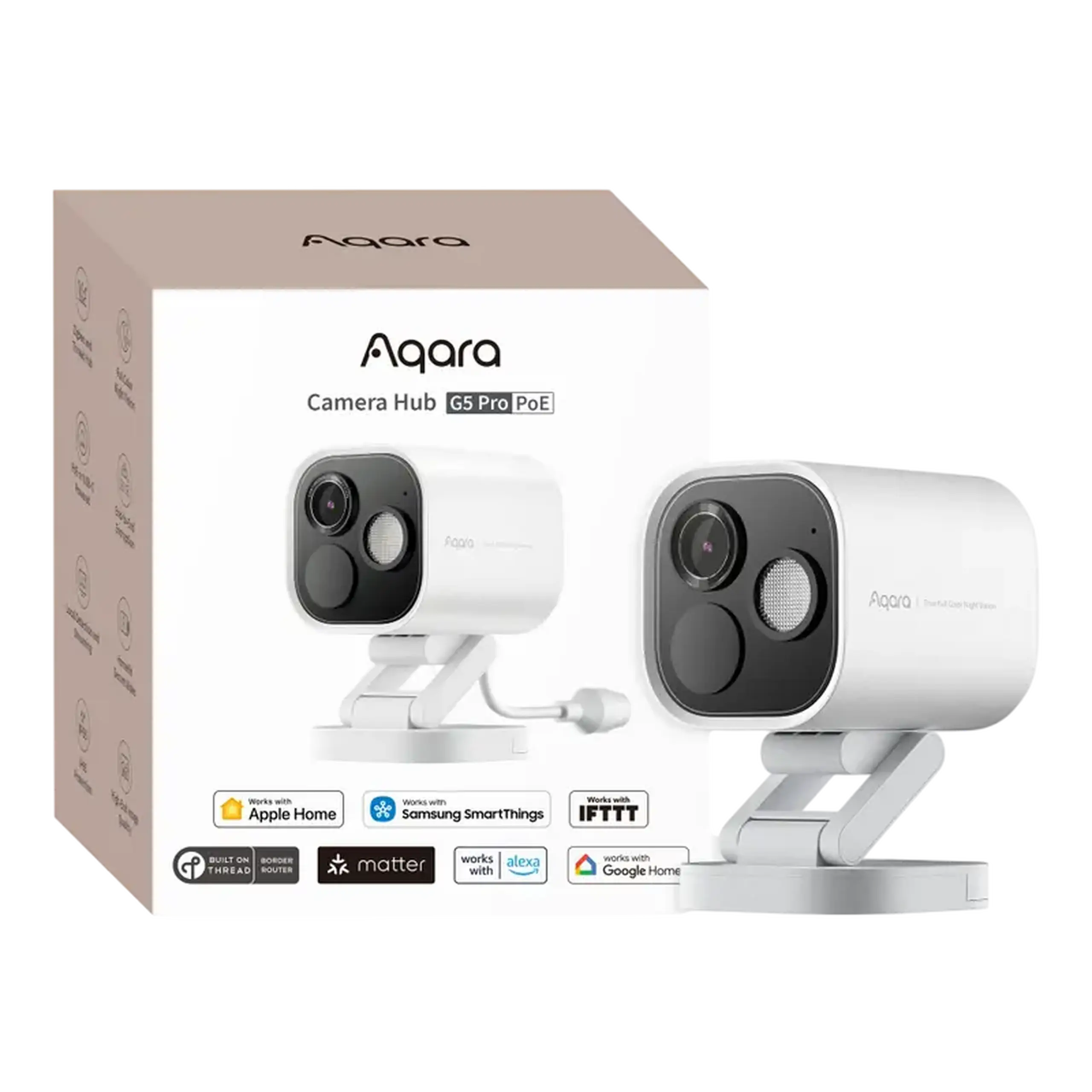 Camera de supraveghere Smart AQARA Hub G5 Pro, Alb