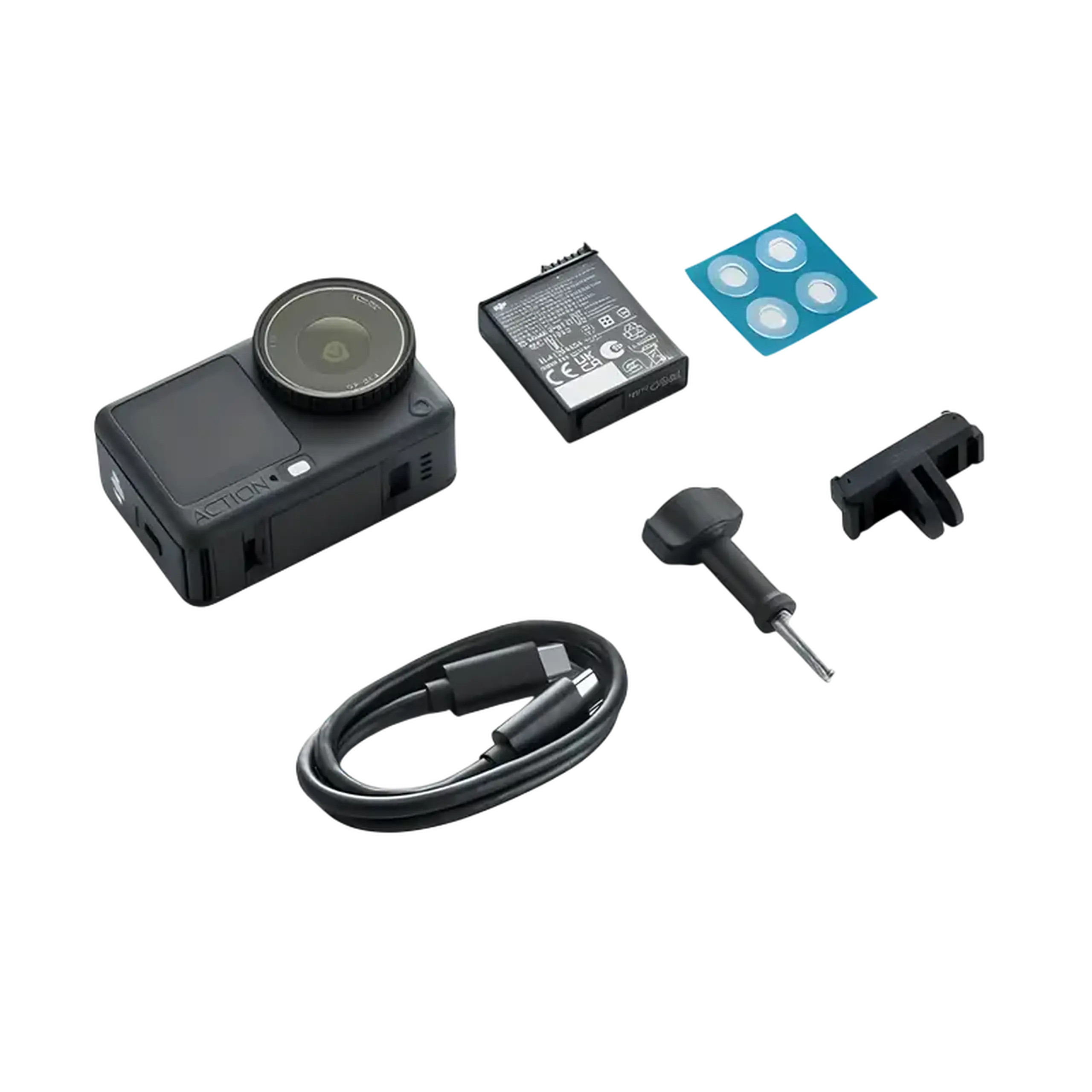 Cameră Video Sport DJI Osmo Action 6 Essential Combo, Negru