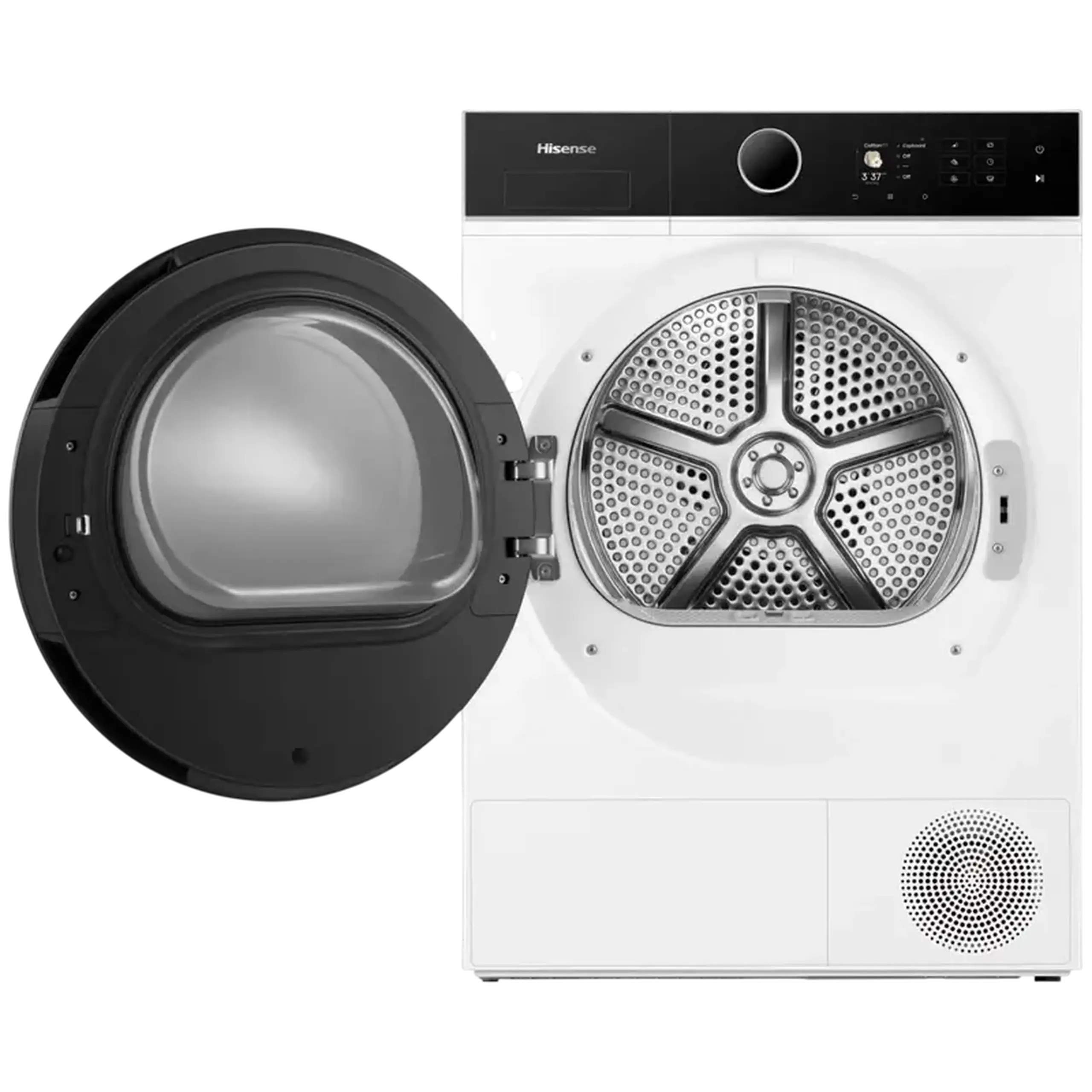 Uscător de rufe Hisense DH5I804BWCD, 8kg, Alb