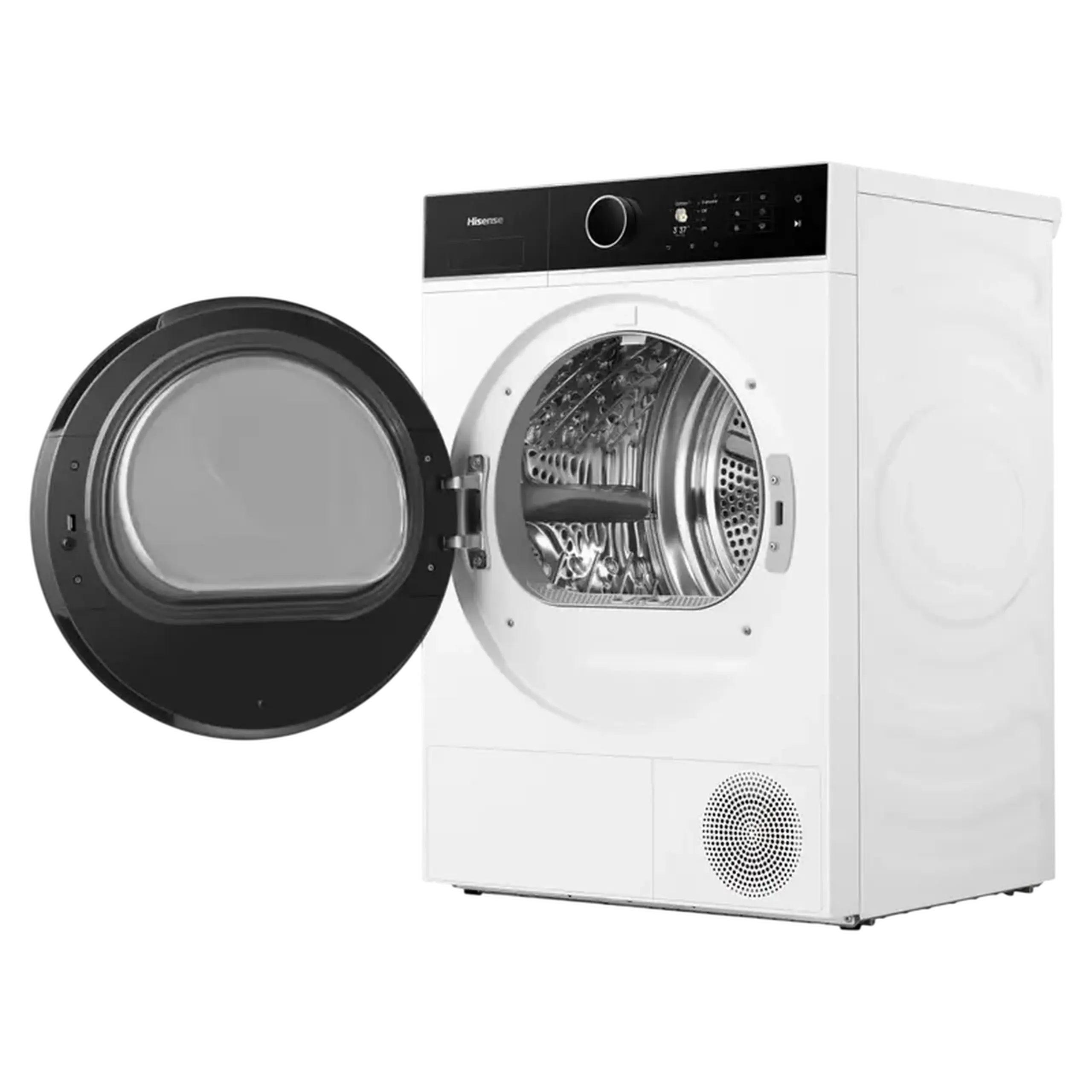 Uscător de rufe Hisense DH5I804BWCD, 8kg, Alb