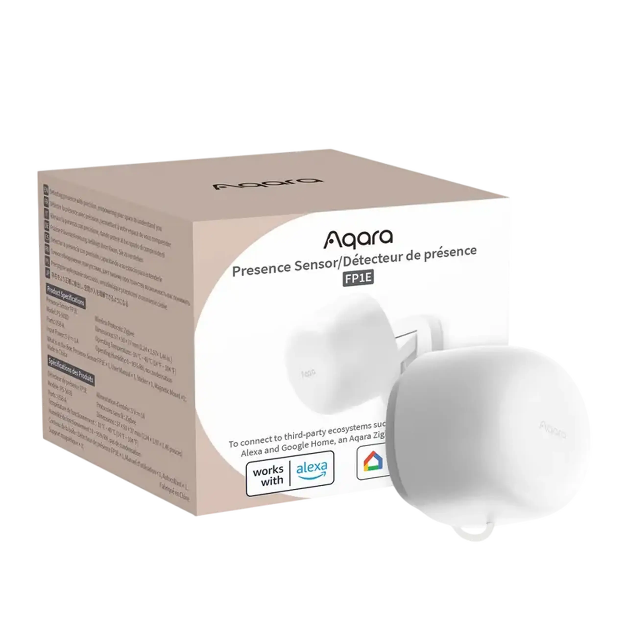 Senzor de mișcare inteligent AQARA Presence Sensor FP1E, Alb