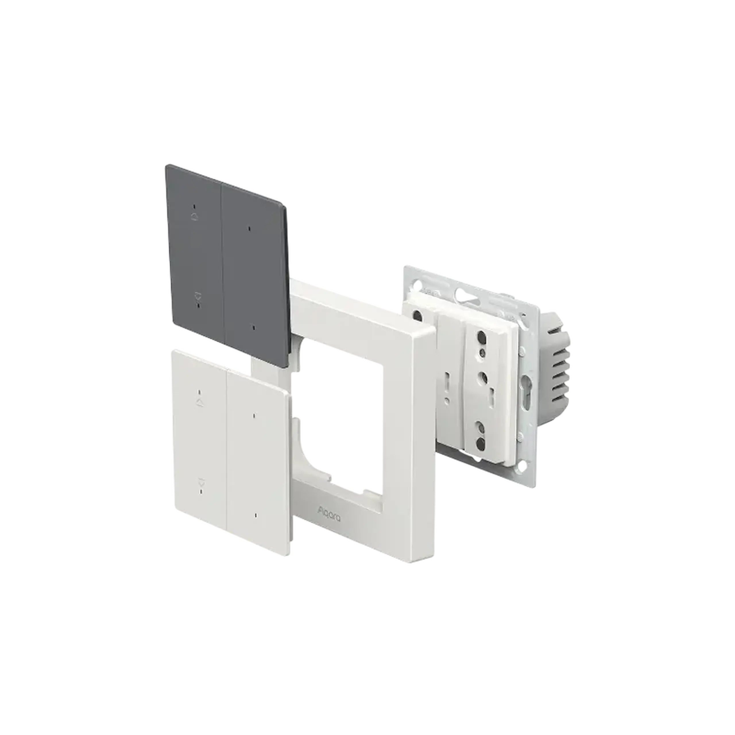 Comutator inteligent AQARA Shutter Switch H2, Alb