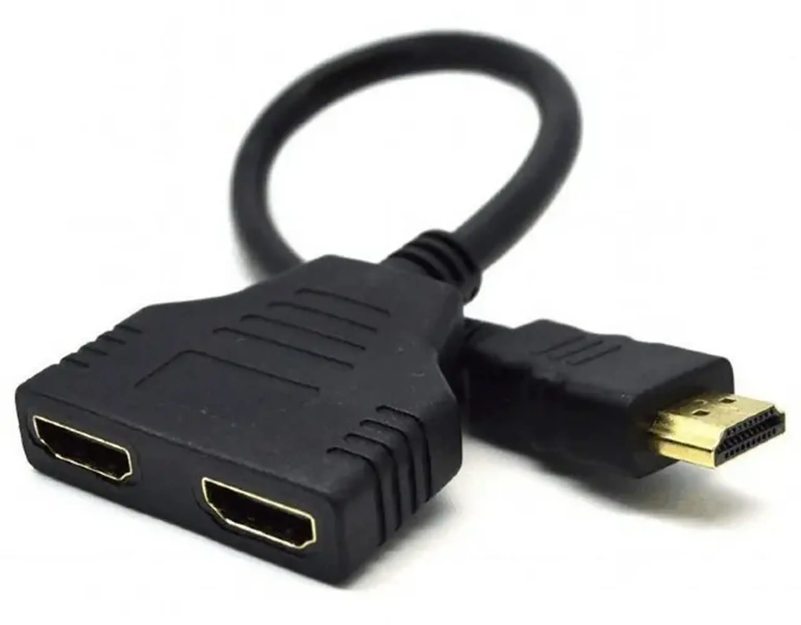 Adaptor Video Cablexpert DSP-2PH4-04, HDMI (M) -, 0,1m, Negru