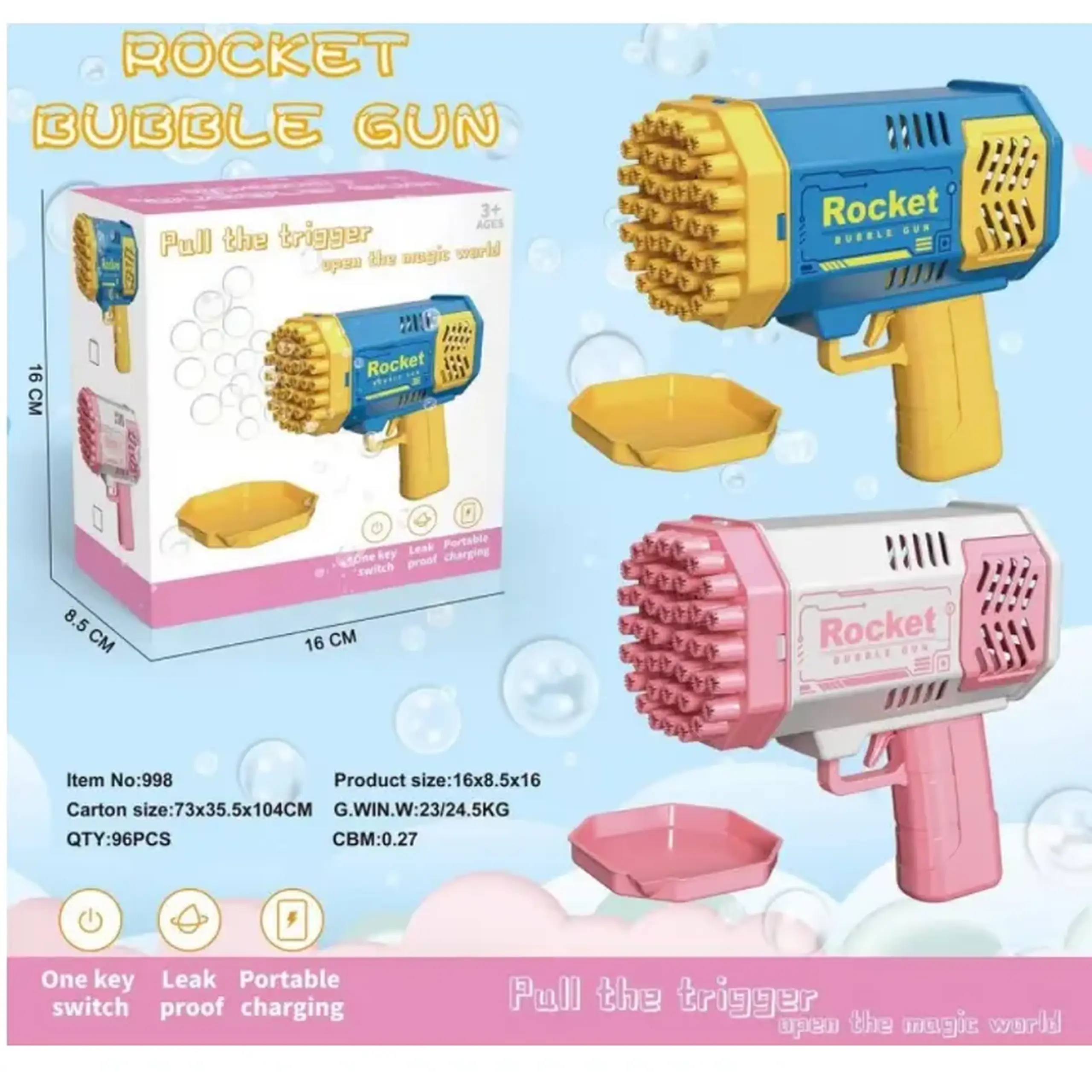 Pistol cu bule de sapun