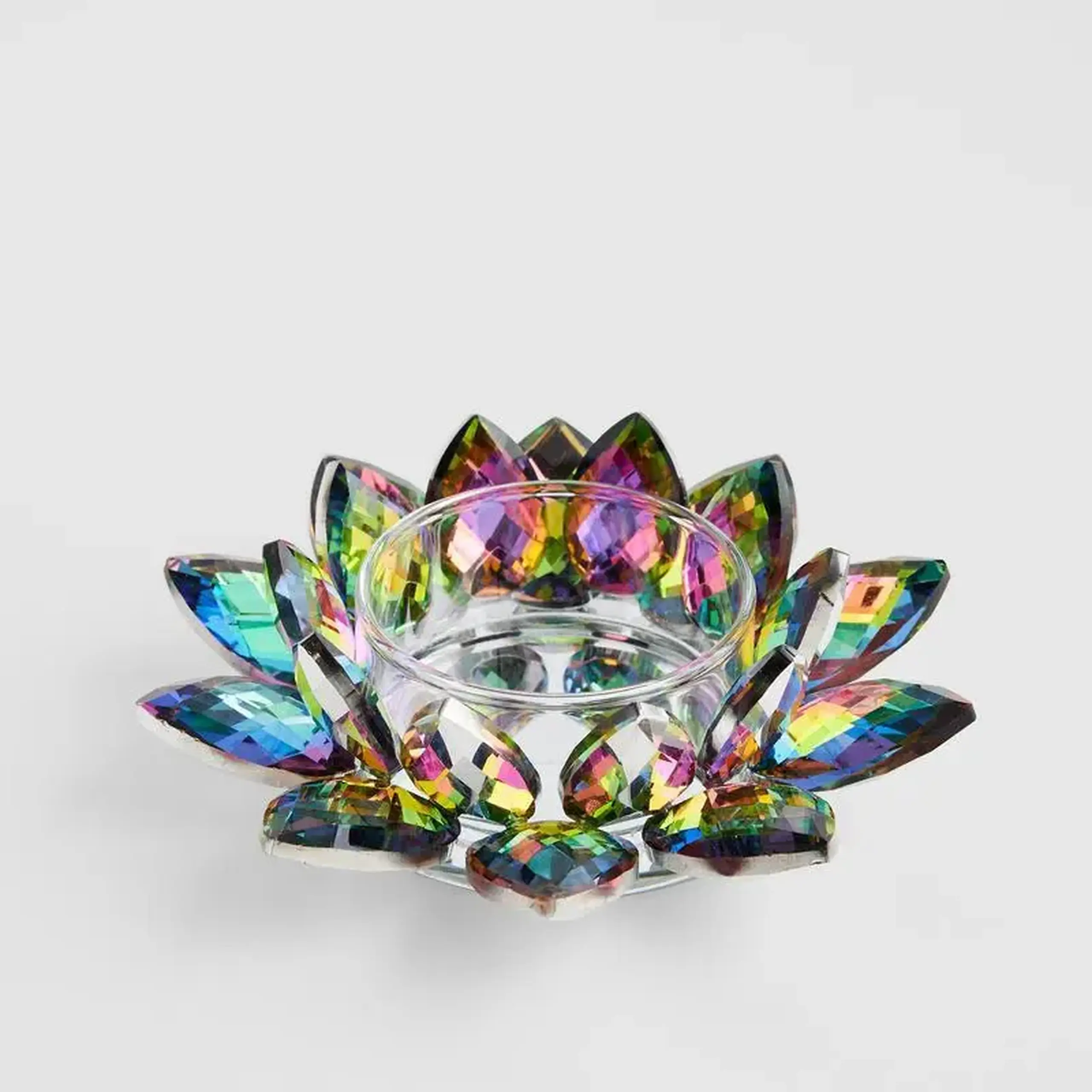 Suport lumânare CRISTAL SHINE GLASSO - Gramaj 0.33 kg