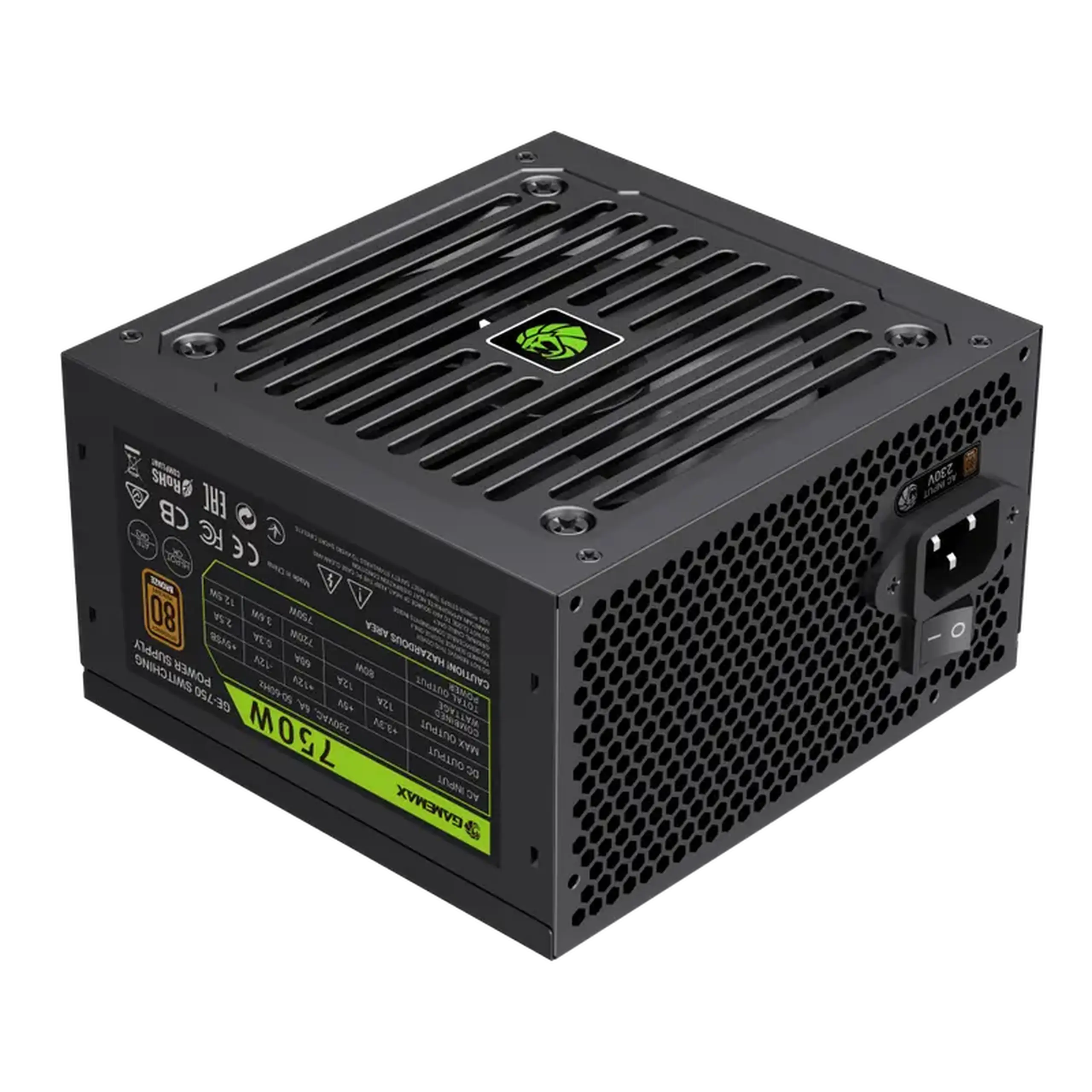 Sursă Alimentare PC Gamemax GE-750, 750W, ATX, Nemodular