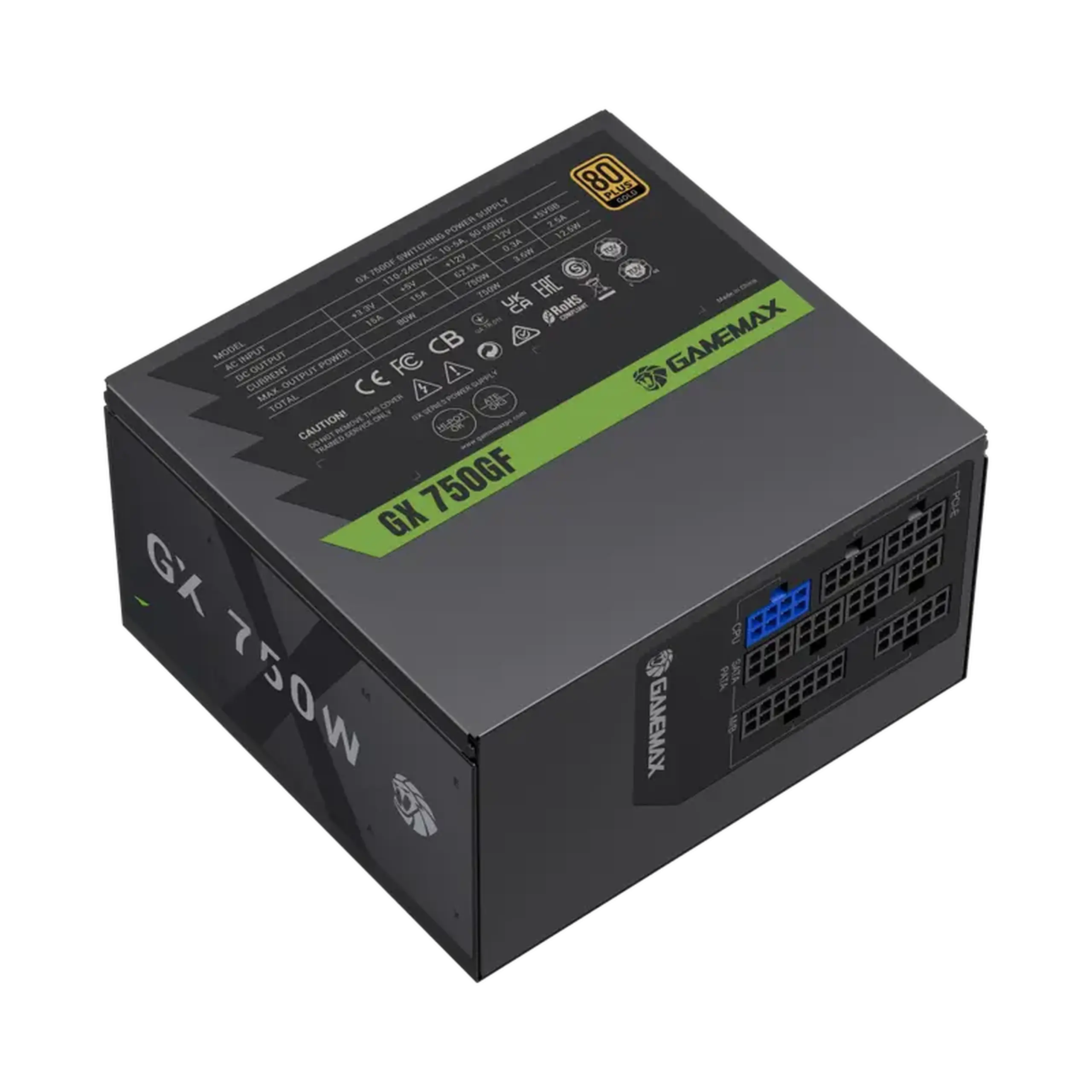 Sursă Alimentare PC Gamemax GX-750GF, 750W, ATX, Complet modular