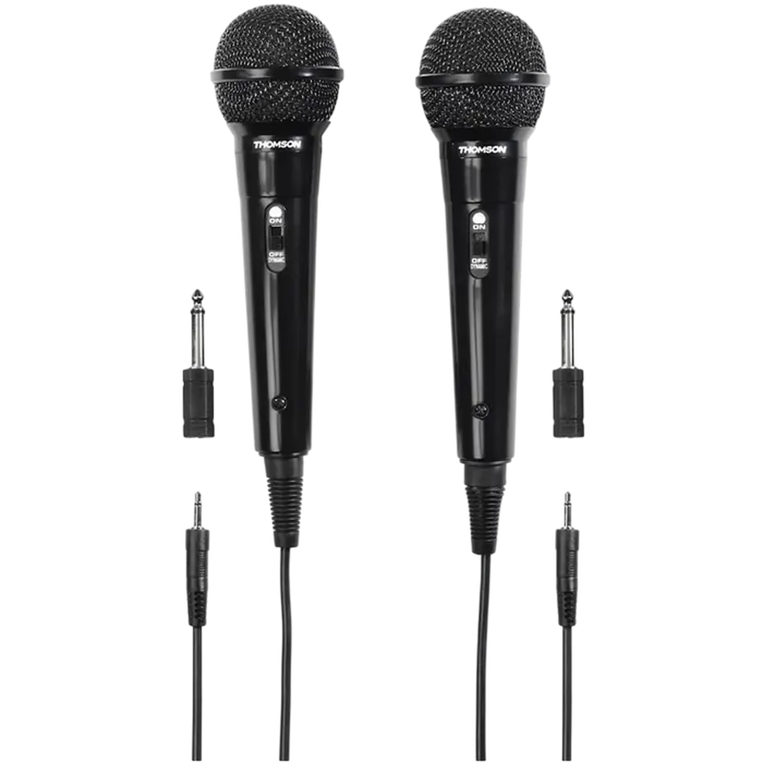 Microfon Karaoke Thomson M135D, Cu fir, Negru