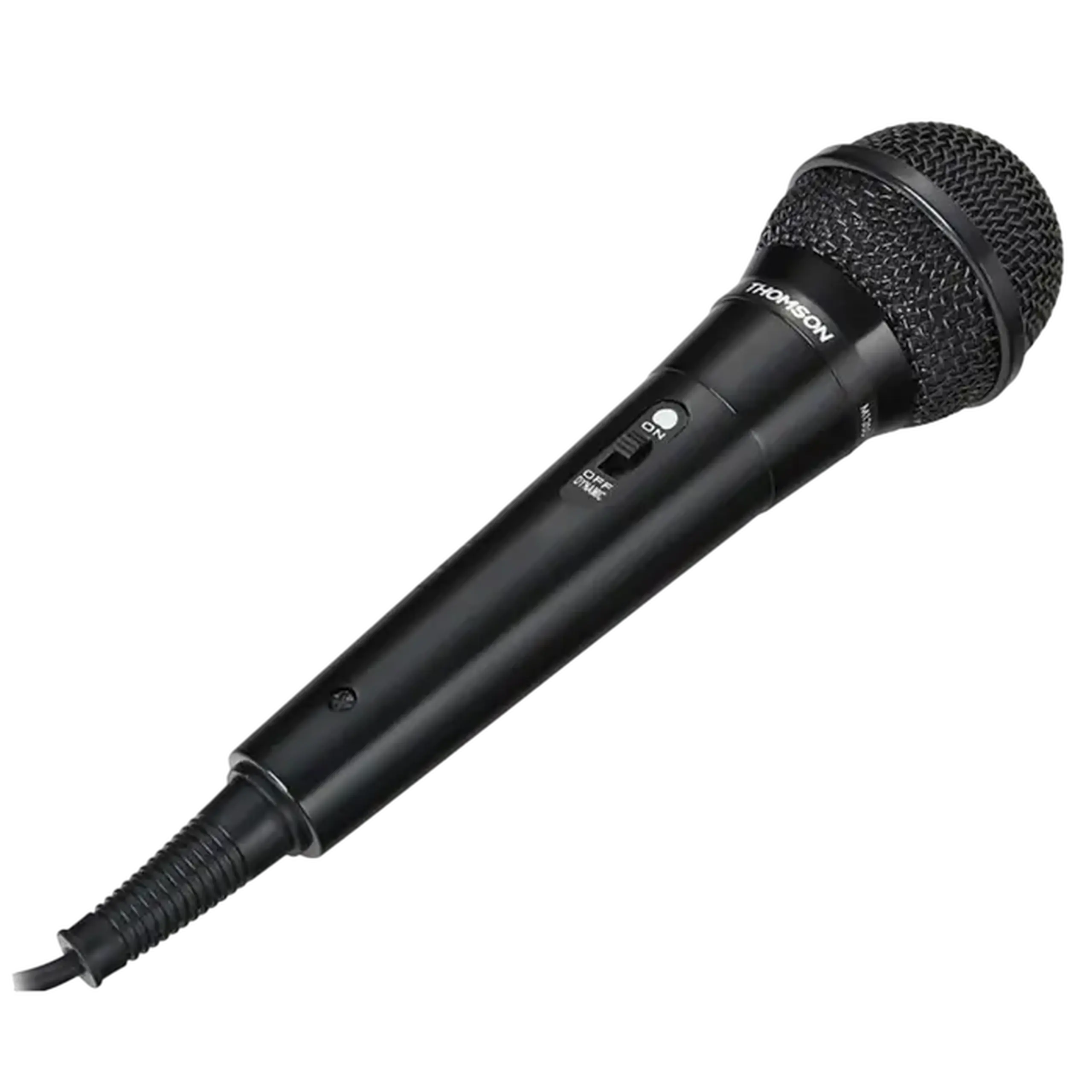 Microfon Karaoke Thomson M135D, Cu fir, Negru