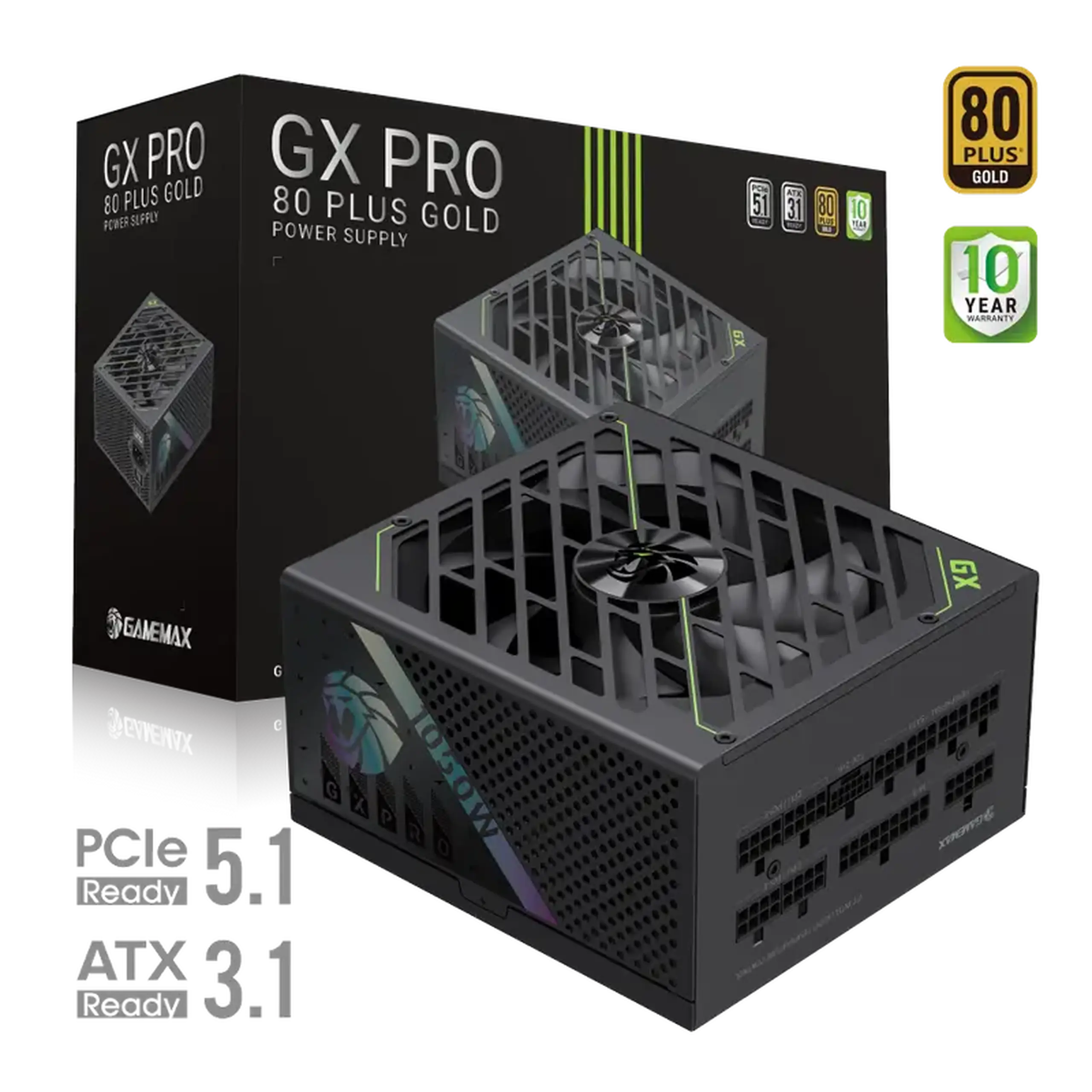 Sursă Alimentare PC Gamemax GX-1050G PRO, 1050W, ATX, Complet modular