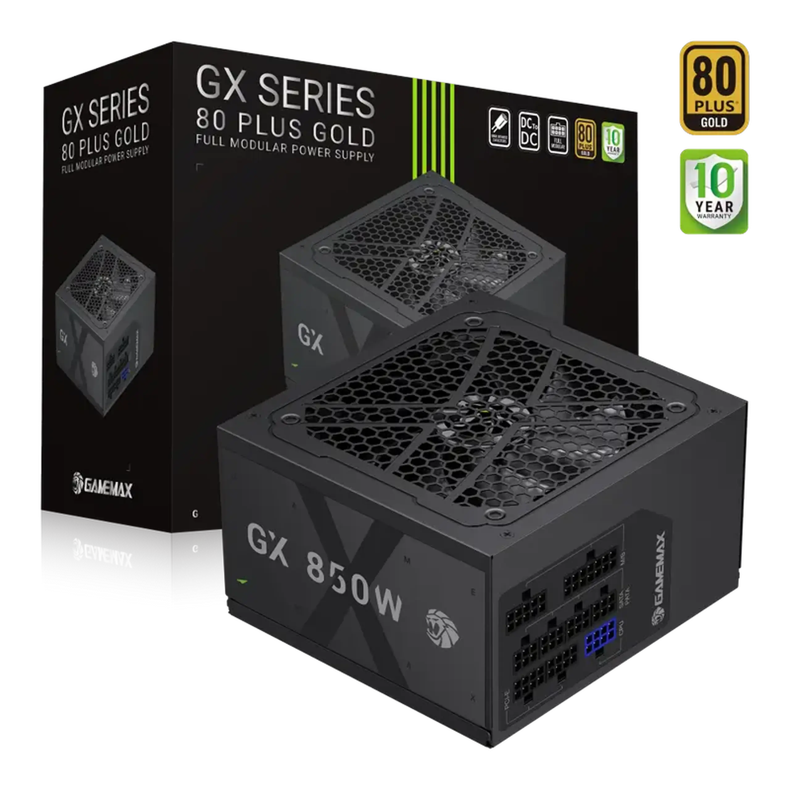 Sursă Alimentare PC Gamemax GX-850GF, 850W, ATX, Complet modular