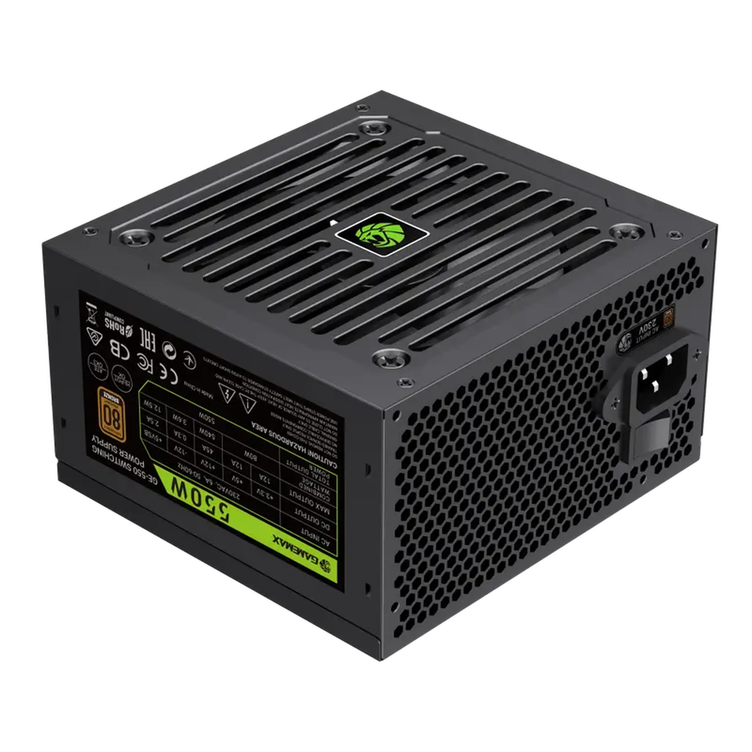 Sursă Alimentare PC Gamemax GE-550, 550W, ATX, Nemodular