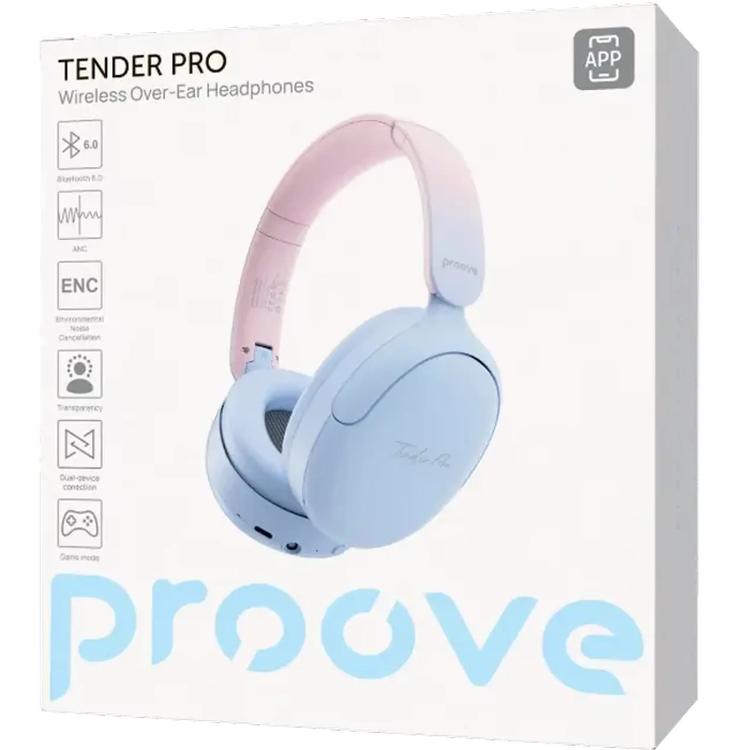 Căști Proove Tender Pro, Albastru