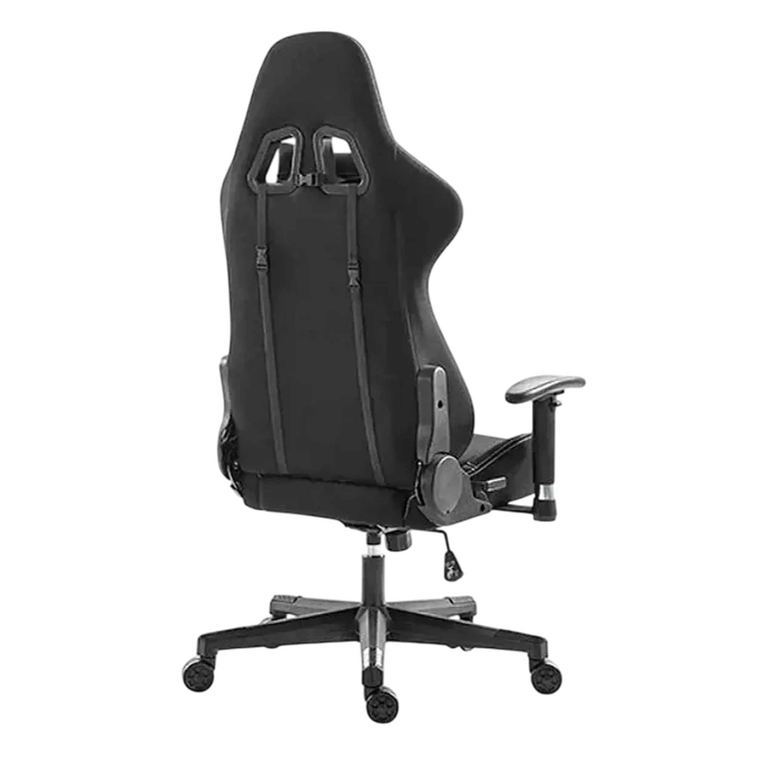 Scaun Gaming Lumi CH06-14, Textil, Negru