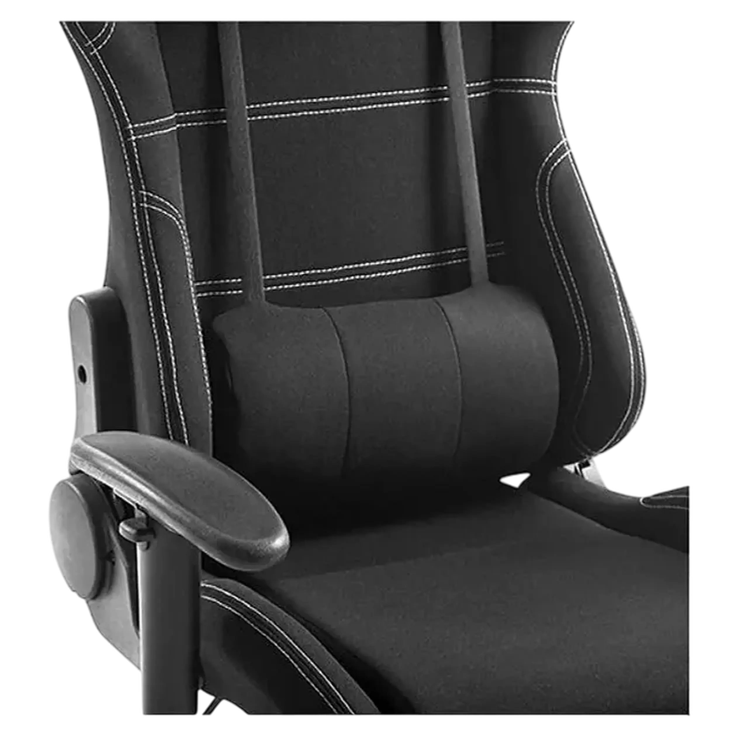 Scaun Gaming Lumi CH06-14, Textil, Negru