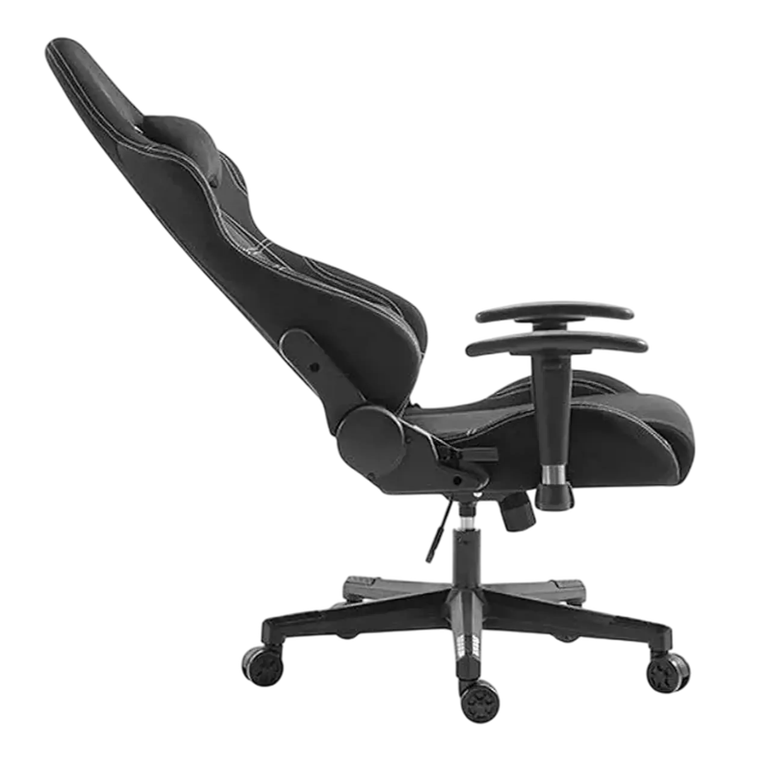 Scaun Gaming Lumi CH06-14, Textil, Negru