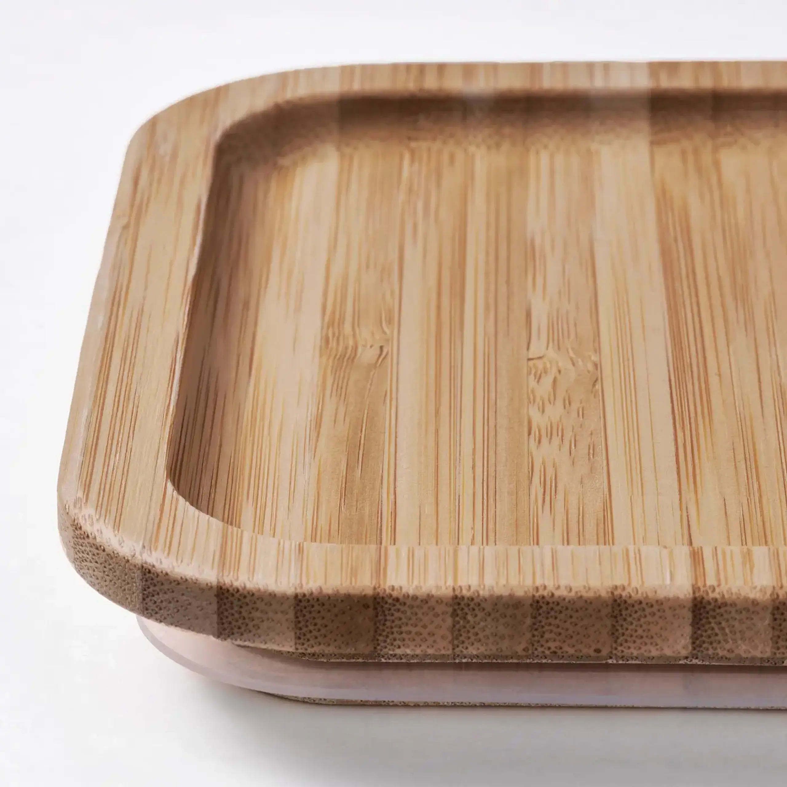 IKEA IKEA 365+ Caserola cu capac, dreptunghiular inox/bambus, 1.0 l