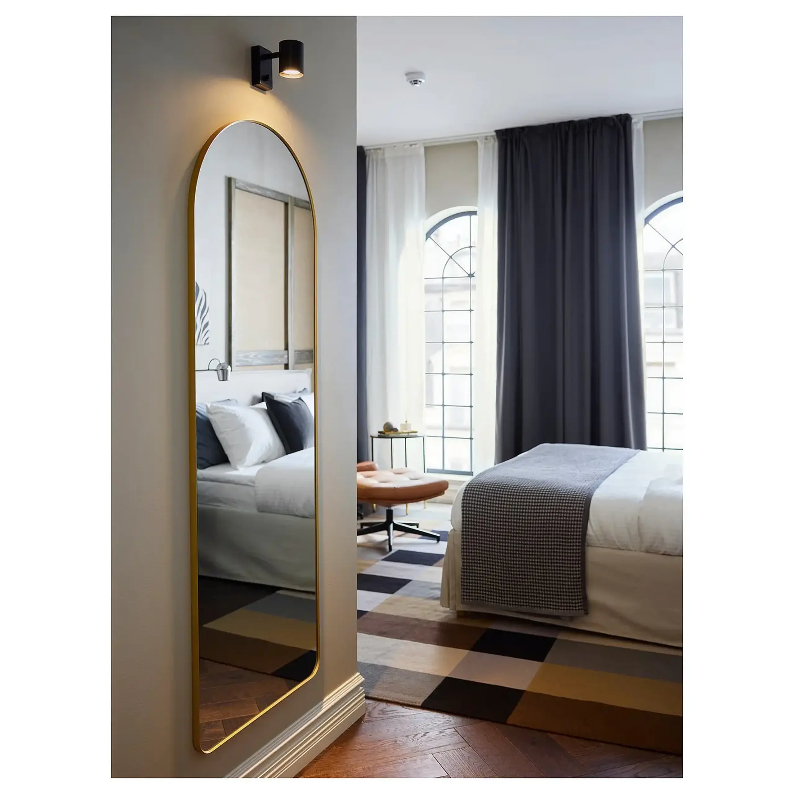 IKEA LINDBYN Oglinda, auriu, 60x170 cm