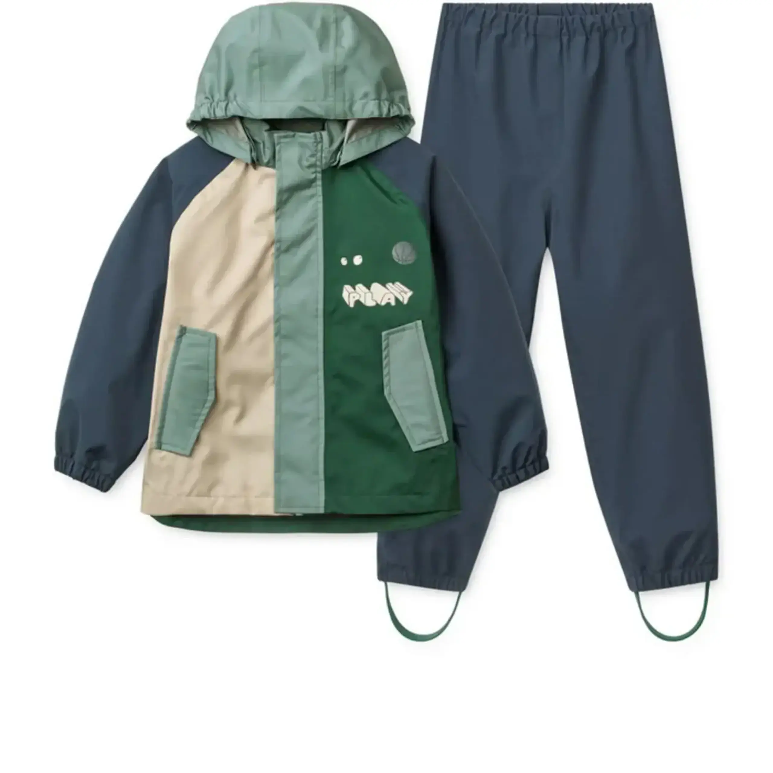 Set impermeabil PEDIA, Play Multi Mix — Liewood - 104 Play multi mix