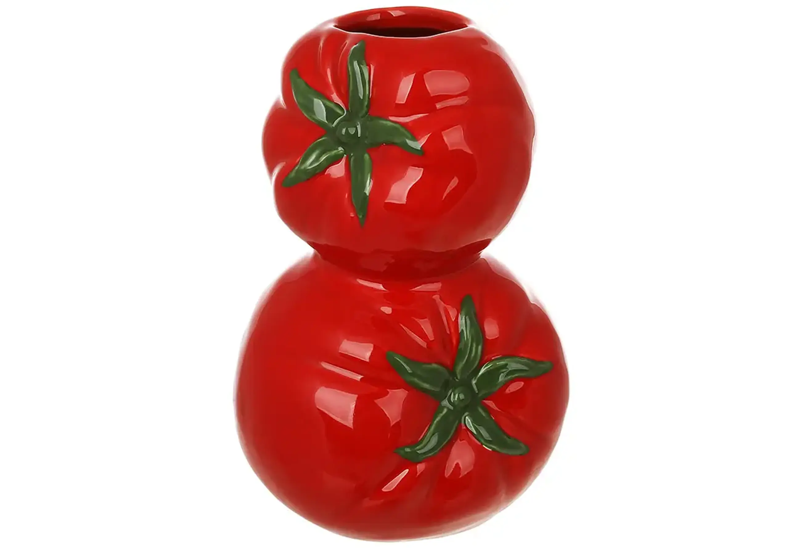 Vază din ceramică, Tomato, 16,5cm