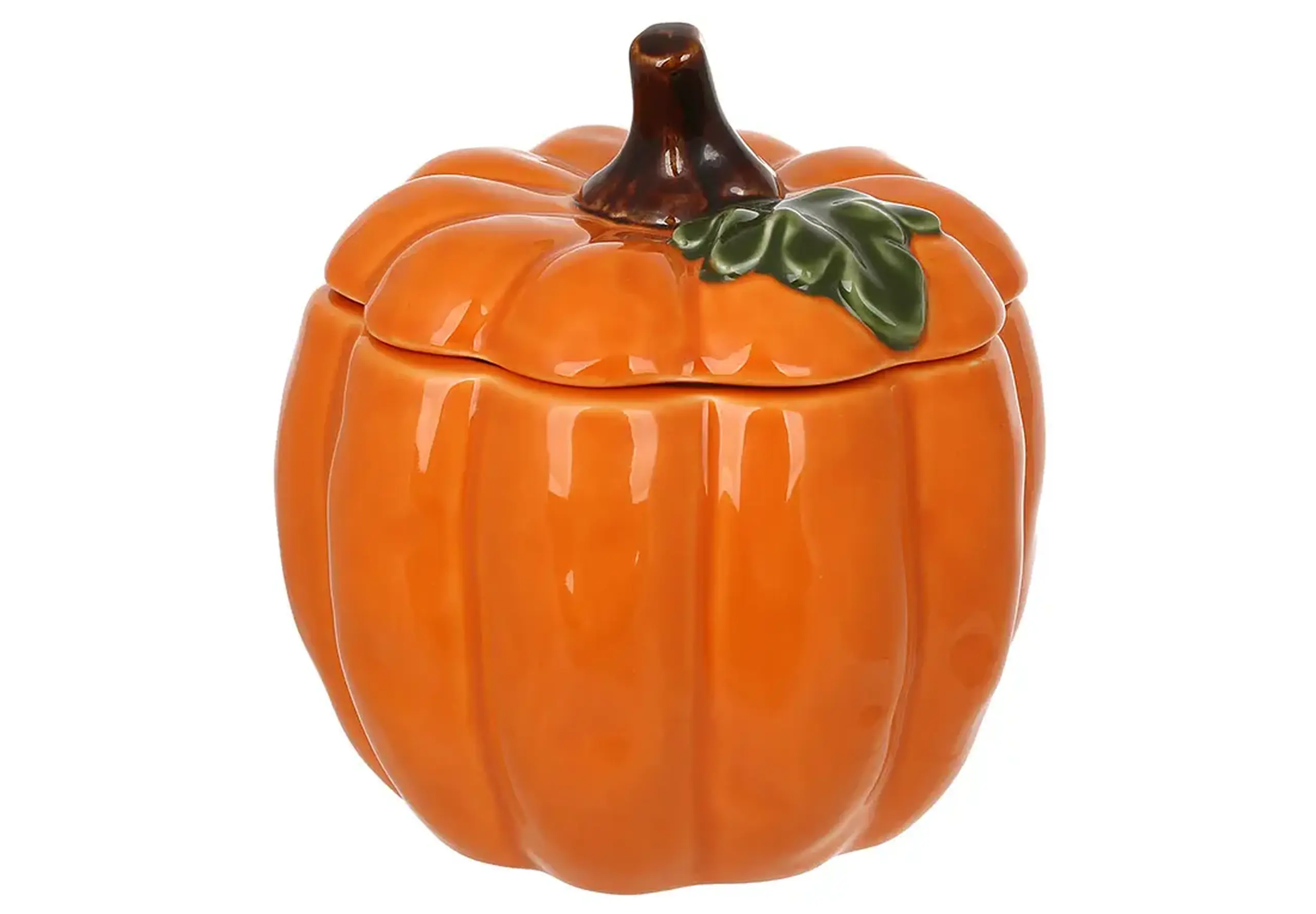 Borcan din ceramică, Pumpkin orange, 600ml