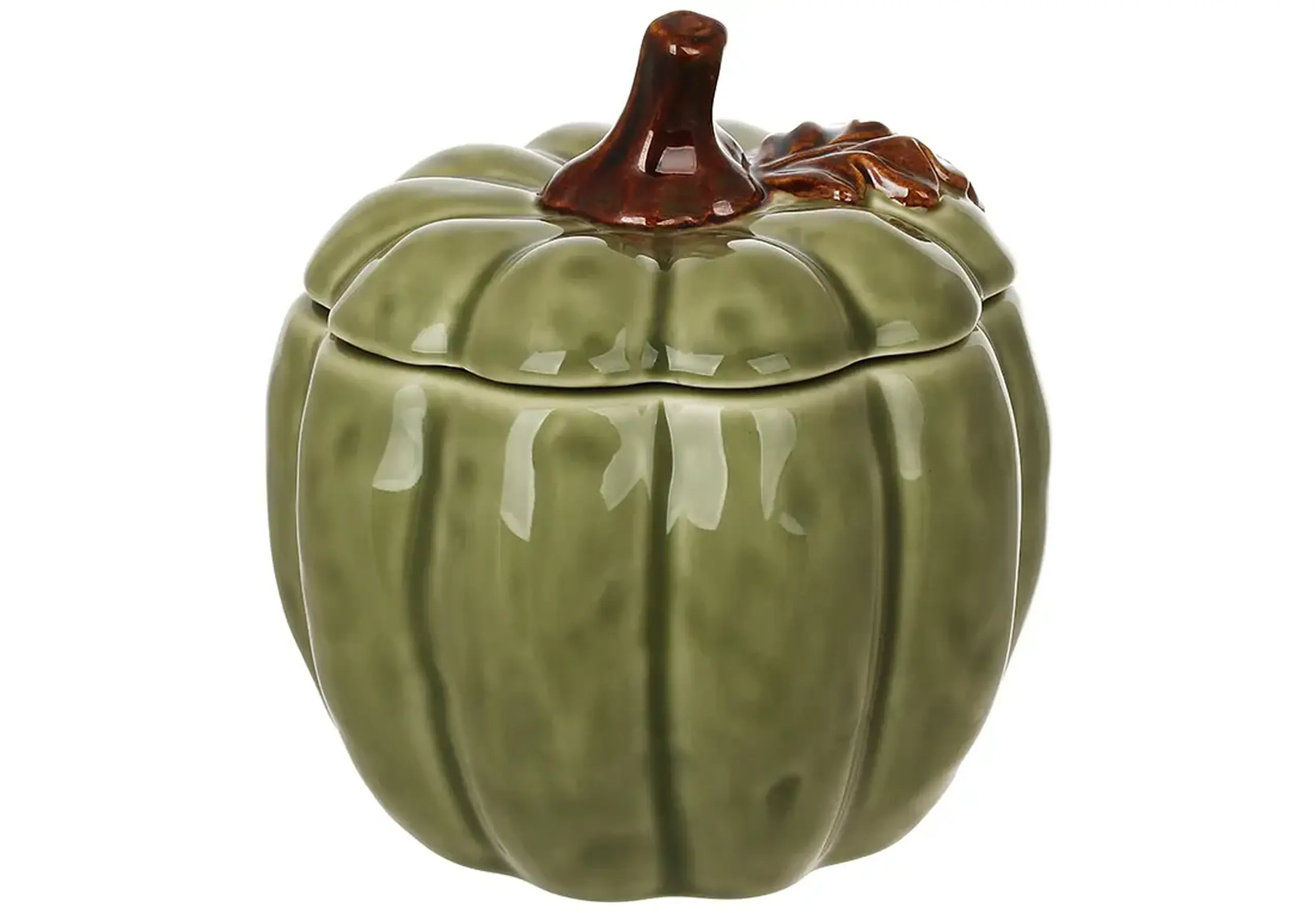Borcan din ceramică, Pumpkin green, 600ml