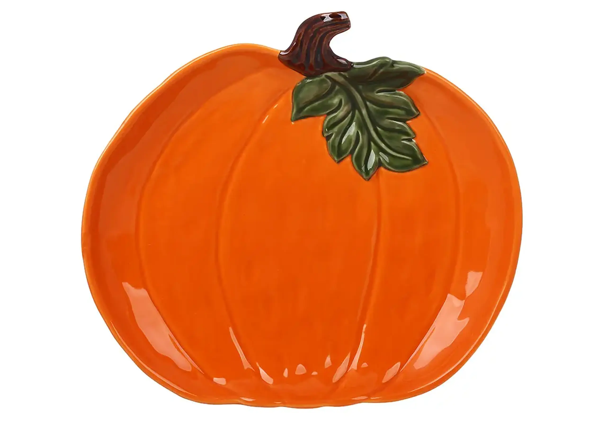 Farfurie din ceramică, Pumpkin orange, 26cm