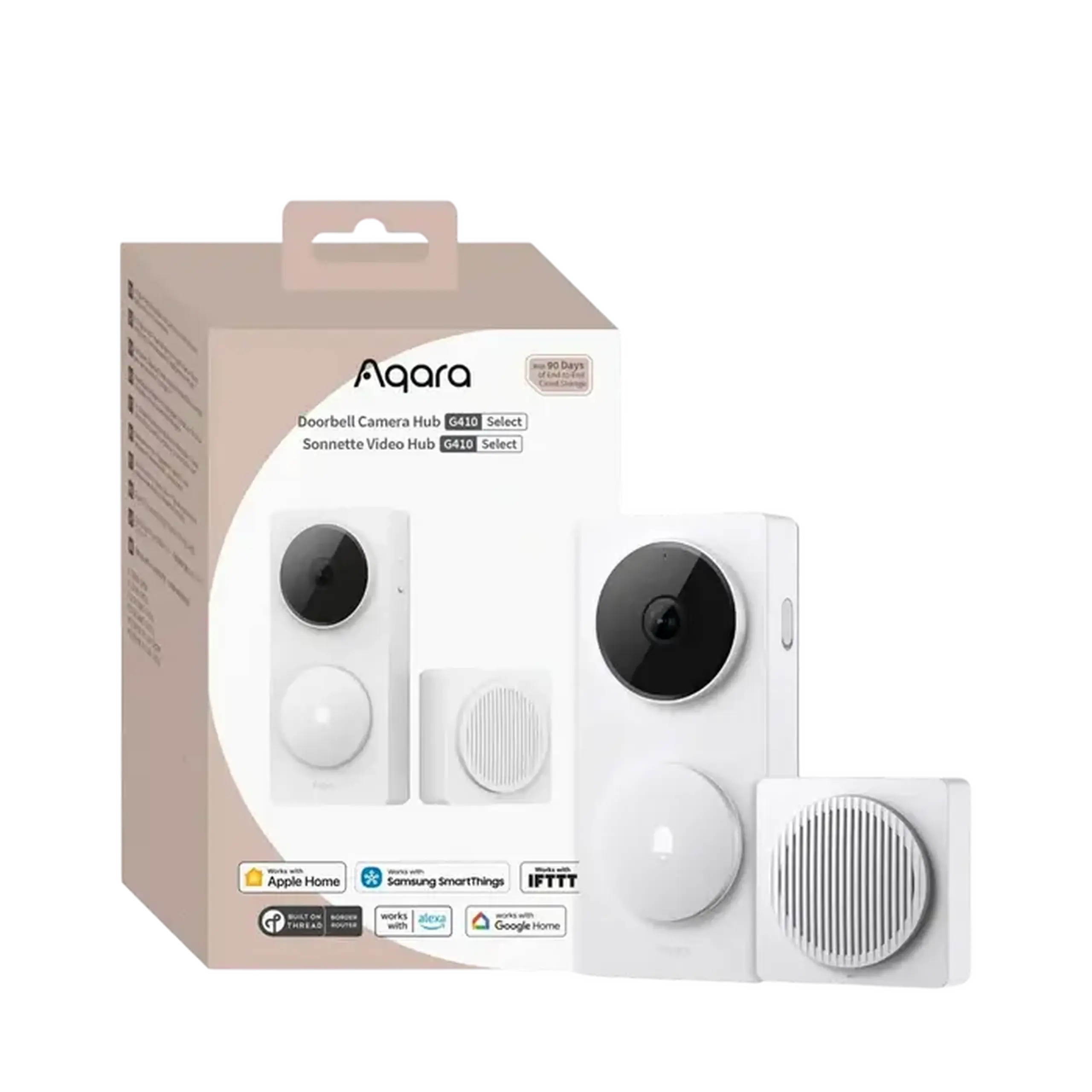 Sonerie video AQARA Hub G410 Select, Alb