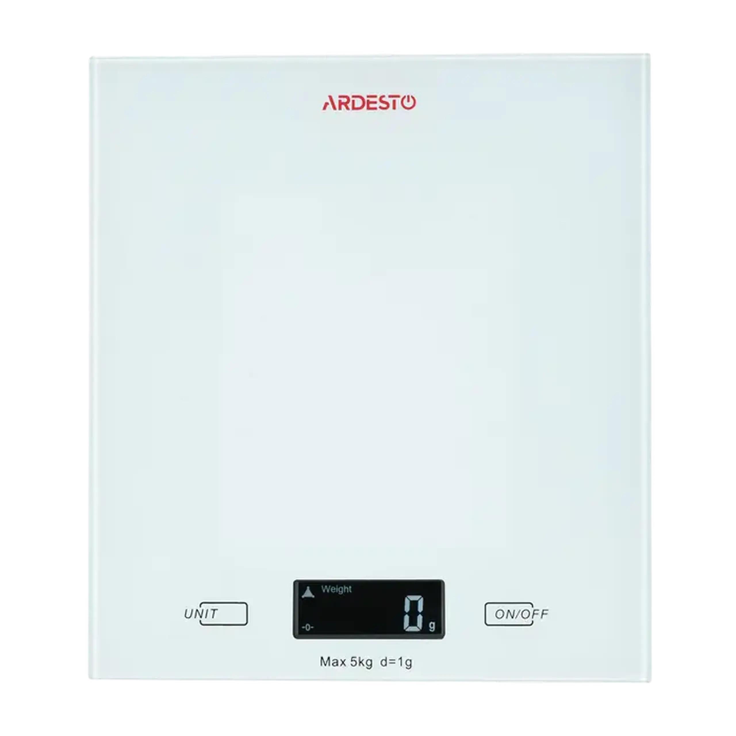 Cântar electronic de bucătărie Ardesto SCK-893W, Alb