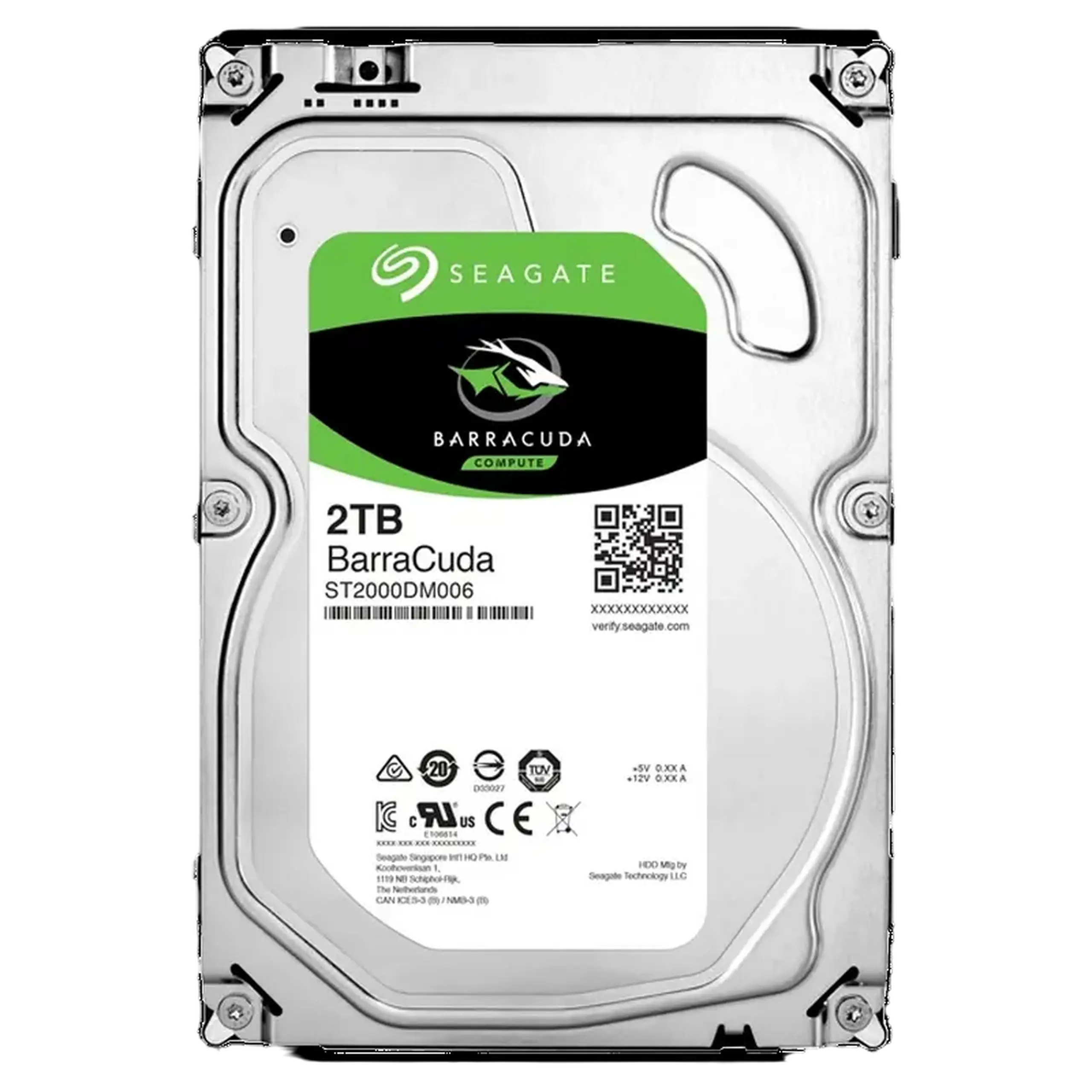 Unitate HDD Seagate BarraCuda, 3.5", 2 TB <ST2000DM008>