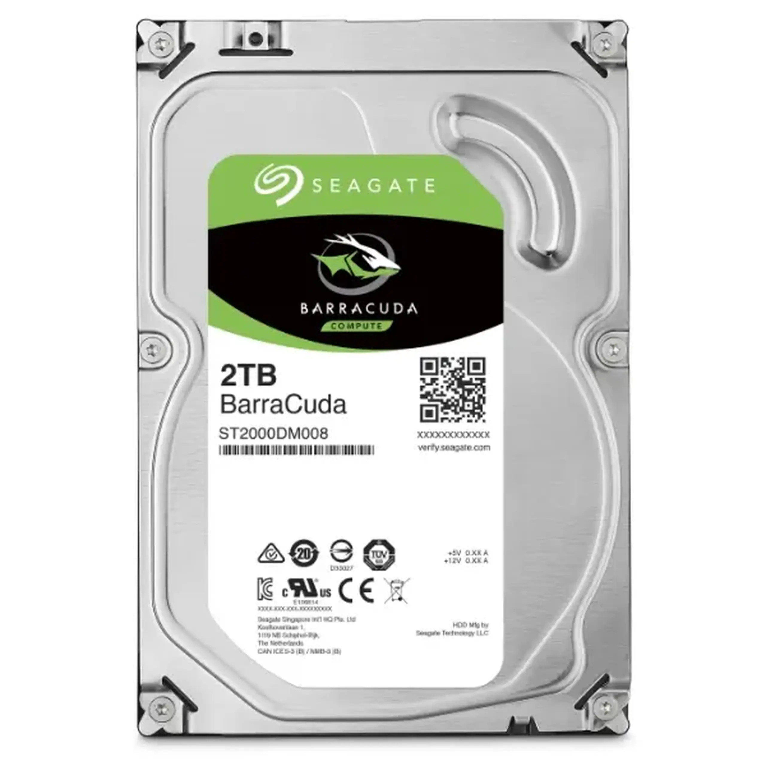 Unitate HDD Seagate BarraCuda, 3.5", 2 TB <ST2000DM008>
