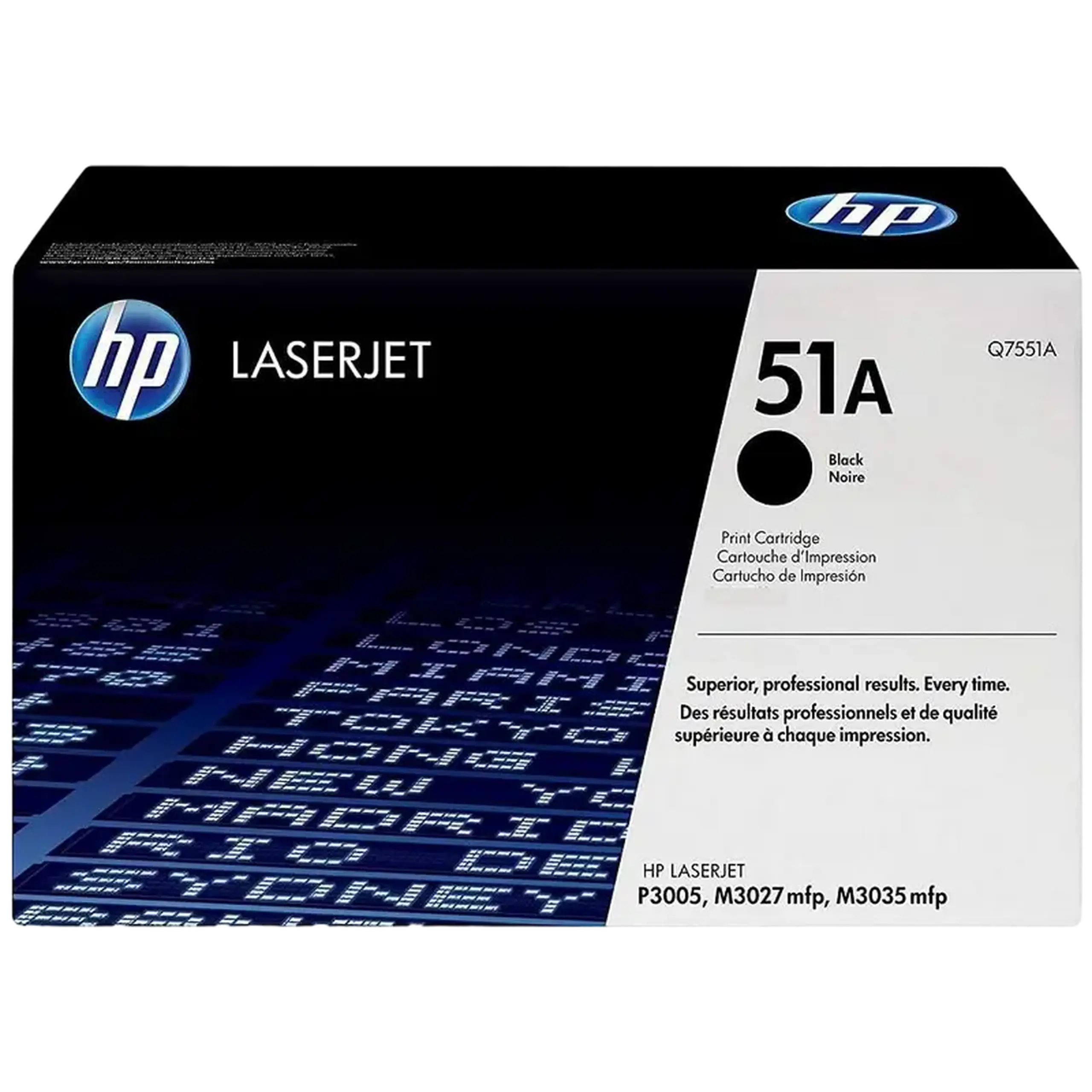 Cartuş HP Q7551A, Negru