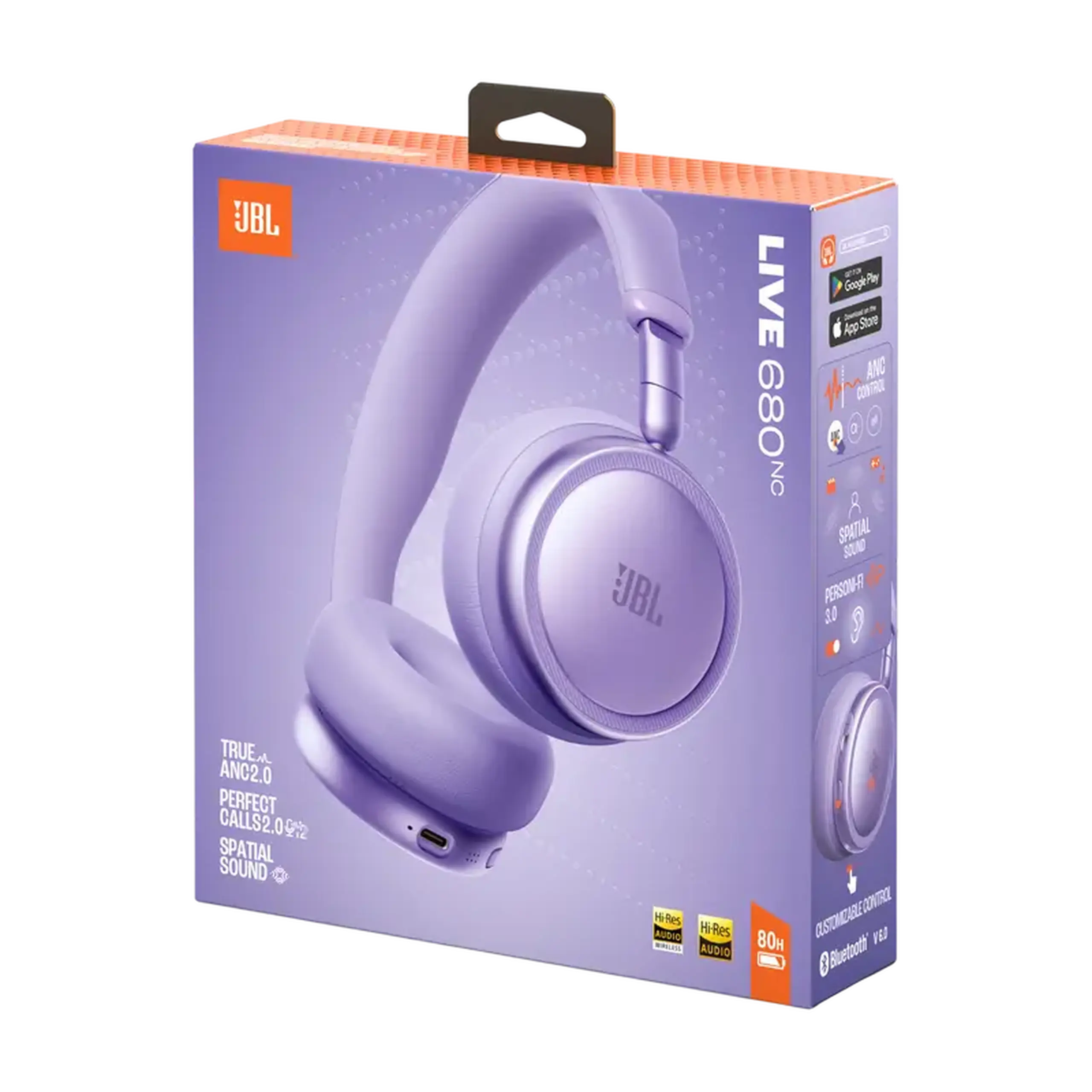 Căști JBL Live 660NC, Violet