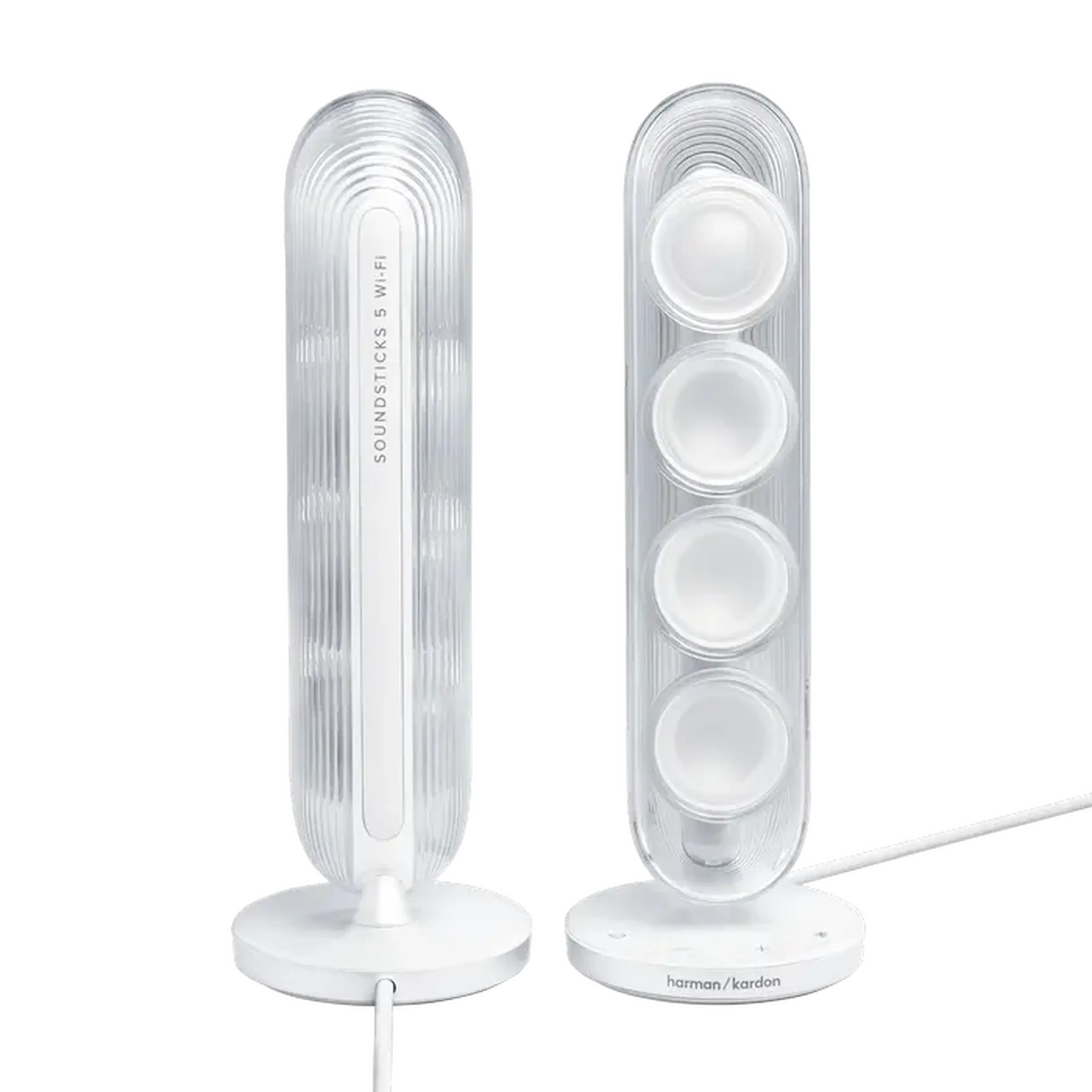 Sistem audio 2.1 CH Harman Kardon Kardon SoundSticks 5 Wi-Fi, Alb