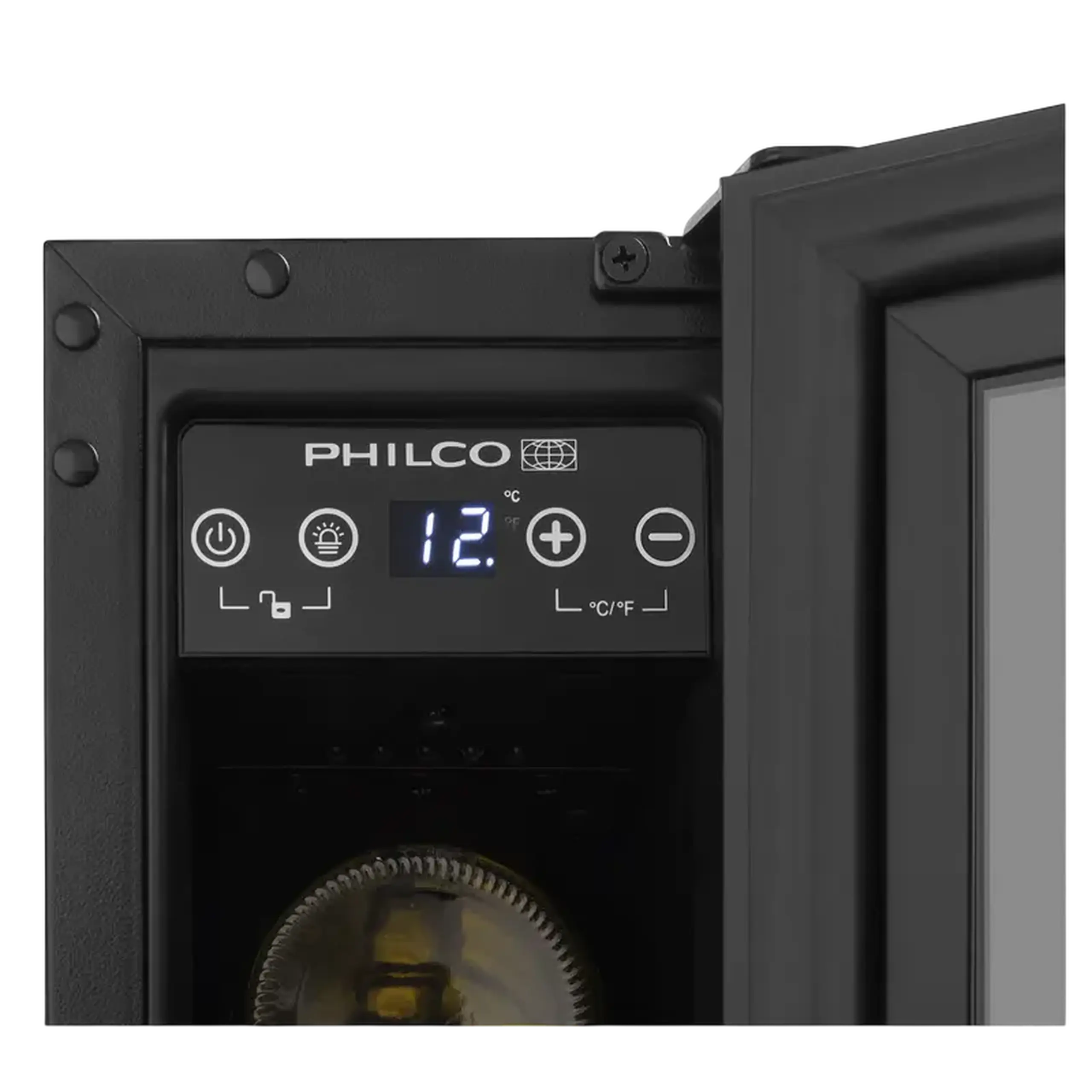 Dulap pentru vin Philco PW6GBI, Negru