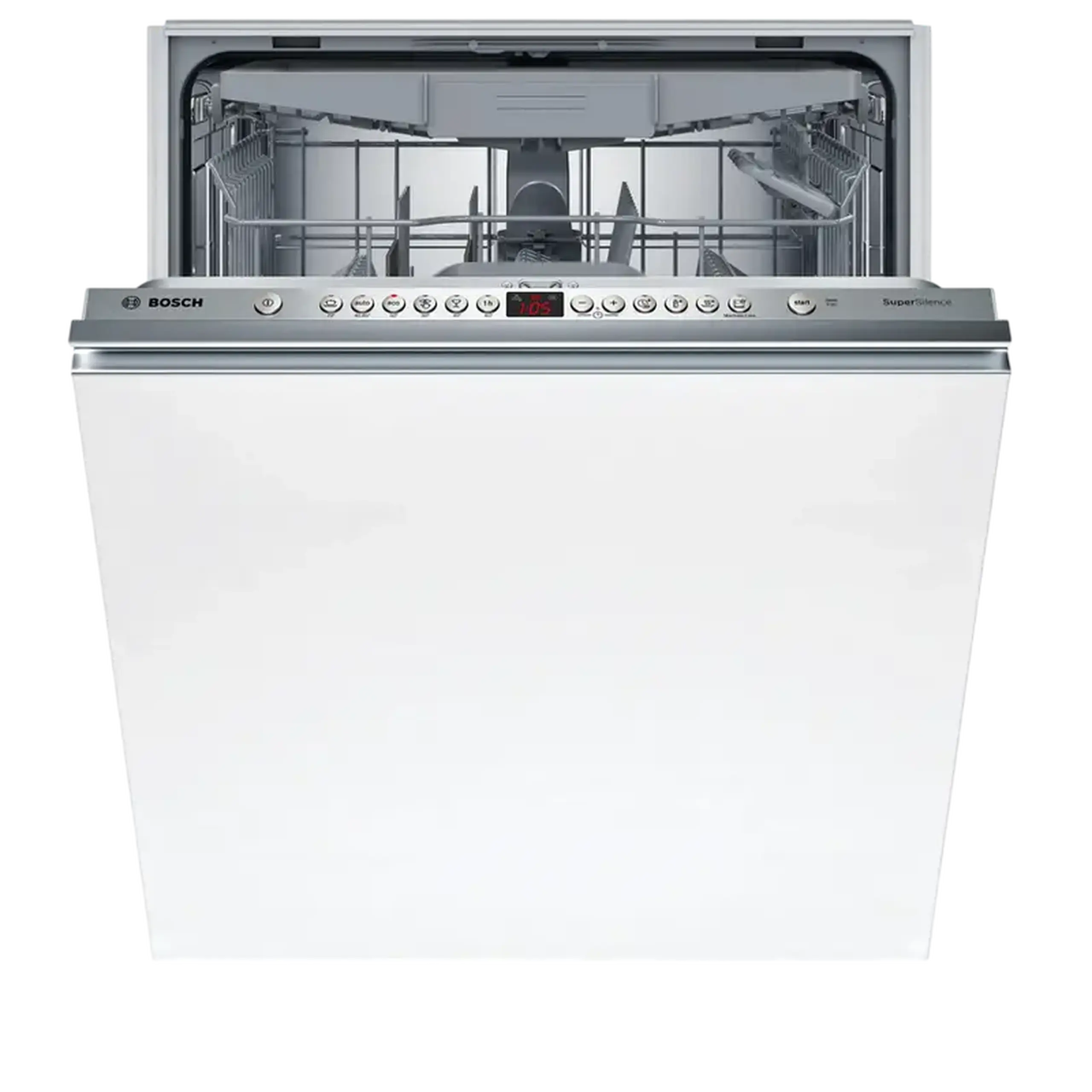 Mașină de spălat vase Bosch SMV46KX55E, Oțel inoxidabil
