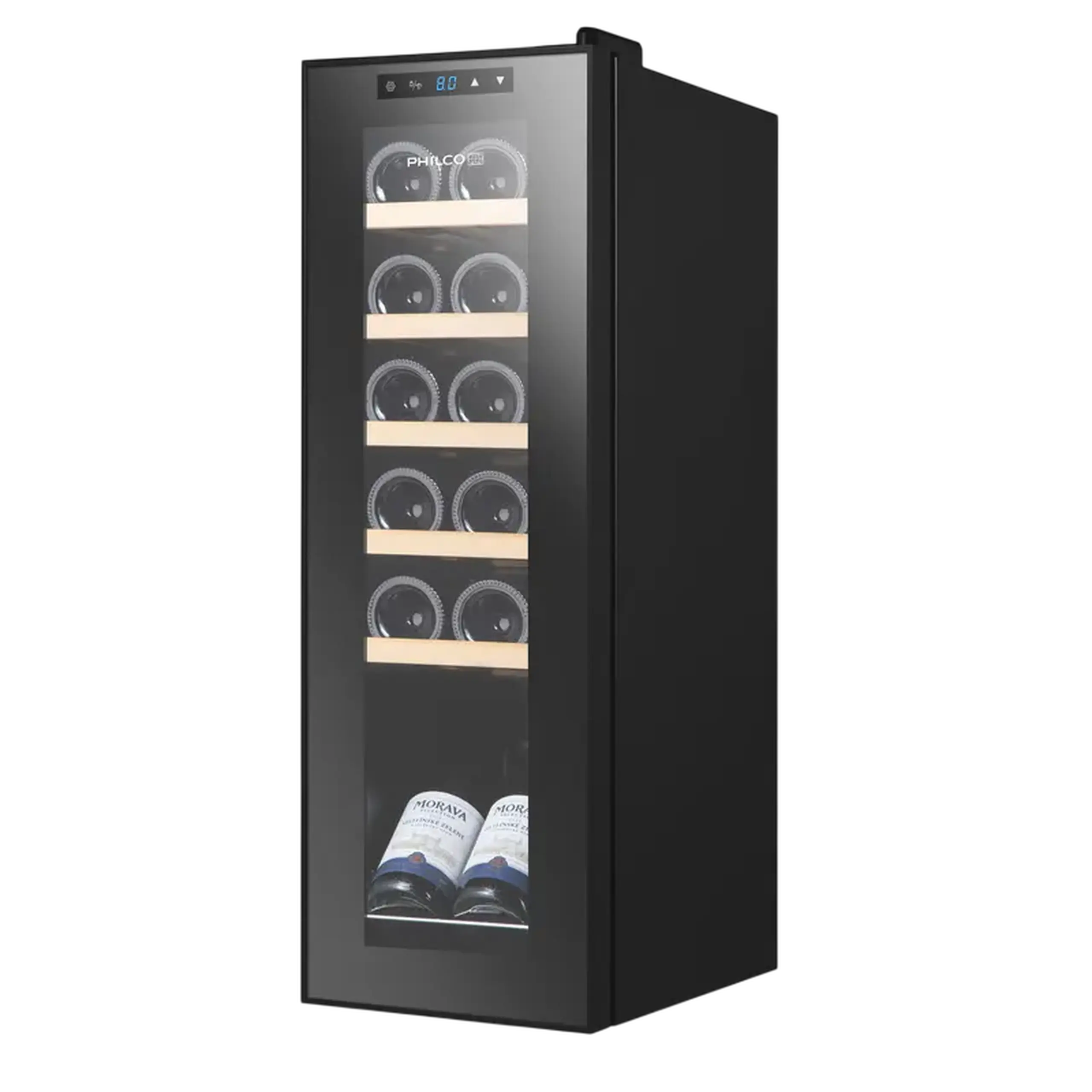 Dulap pentru vin Philco PW12KF, Negru