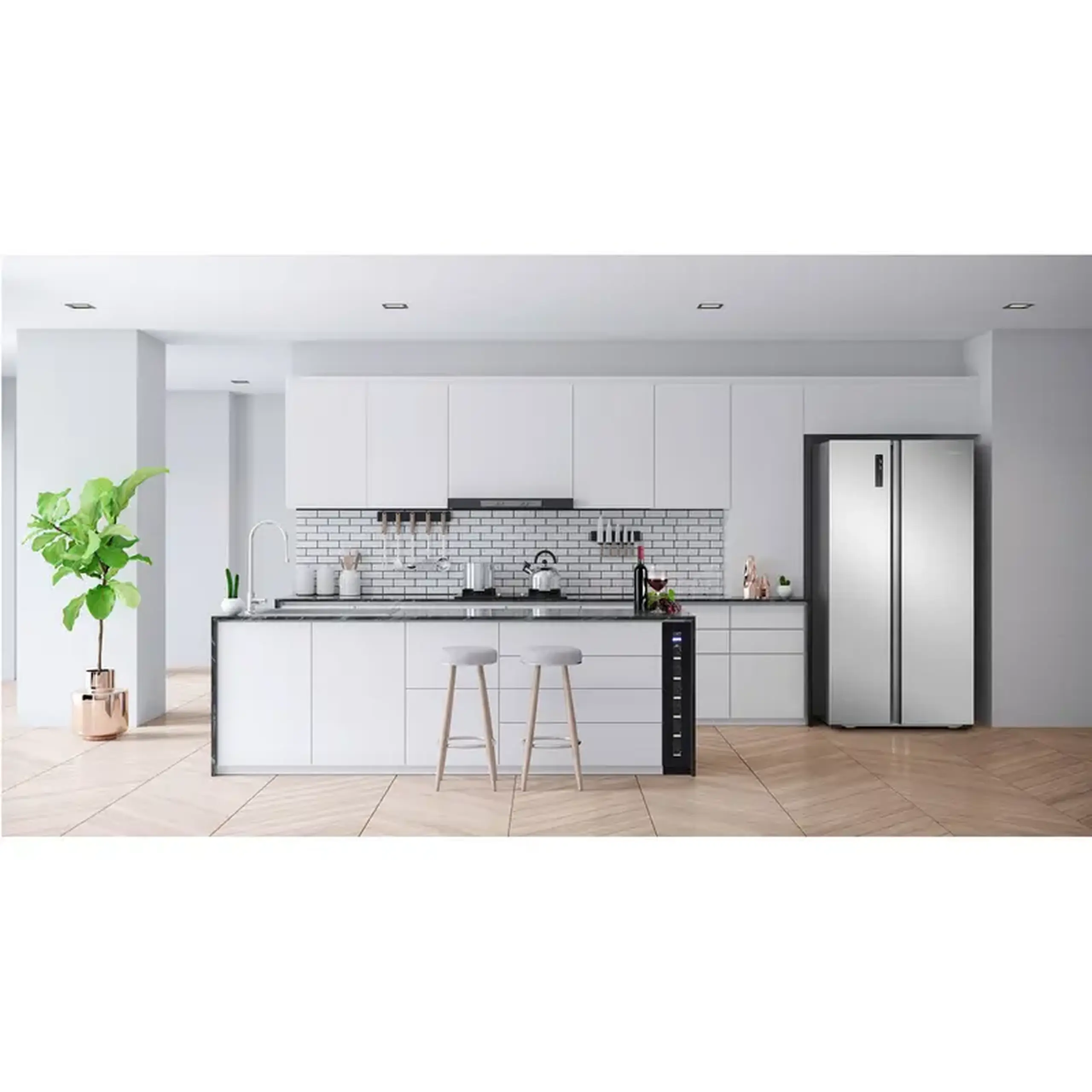 Dulap pentru vin Philco PW6GBI, Negru