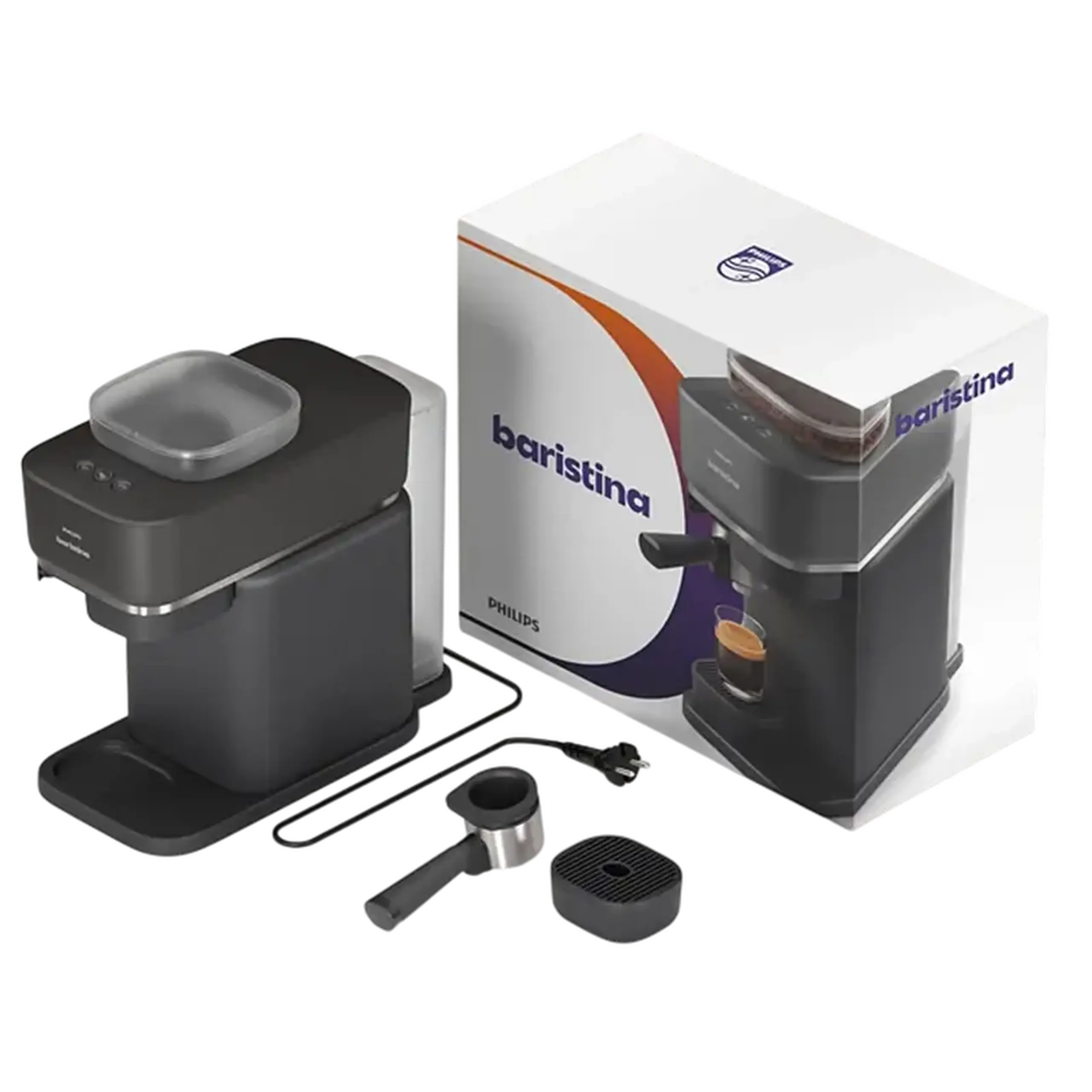 Cafetiera manuala Philips BAR300/60, 1550W, Negru