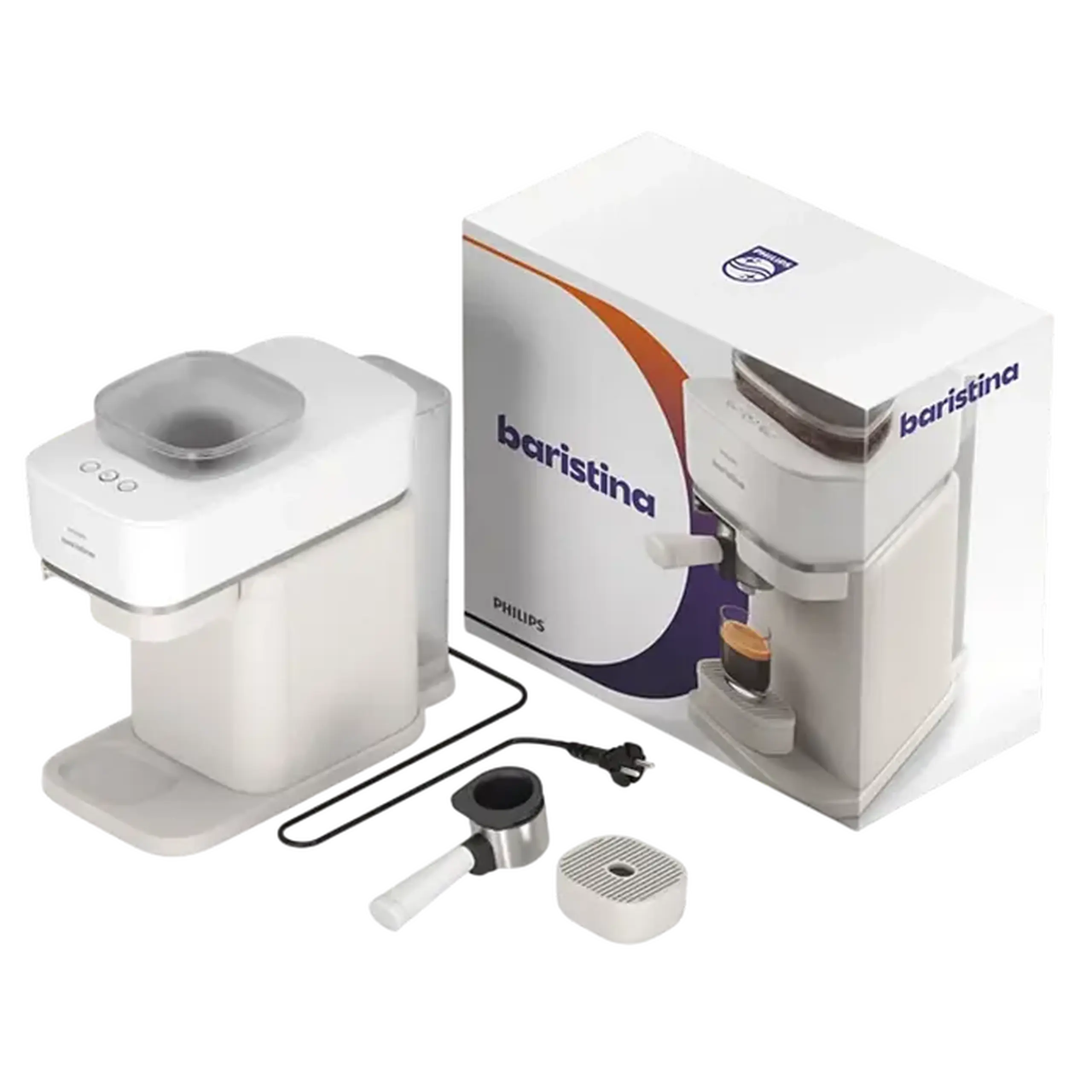 Cafetiera manuala Philips BAR300/00, 1550W, Alb