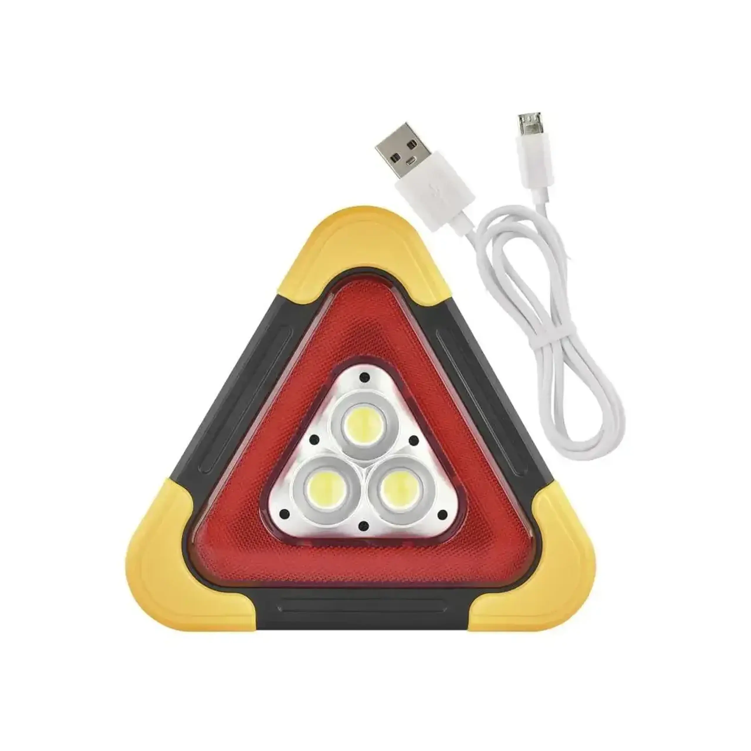 Triunghi de avertizare LED 3.7 V 270 x 50 x 245 mm USB A EMOS