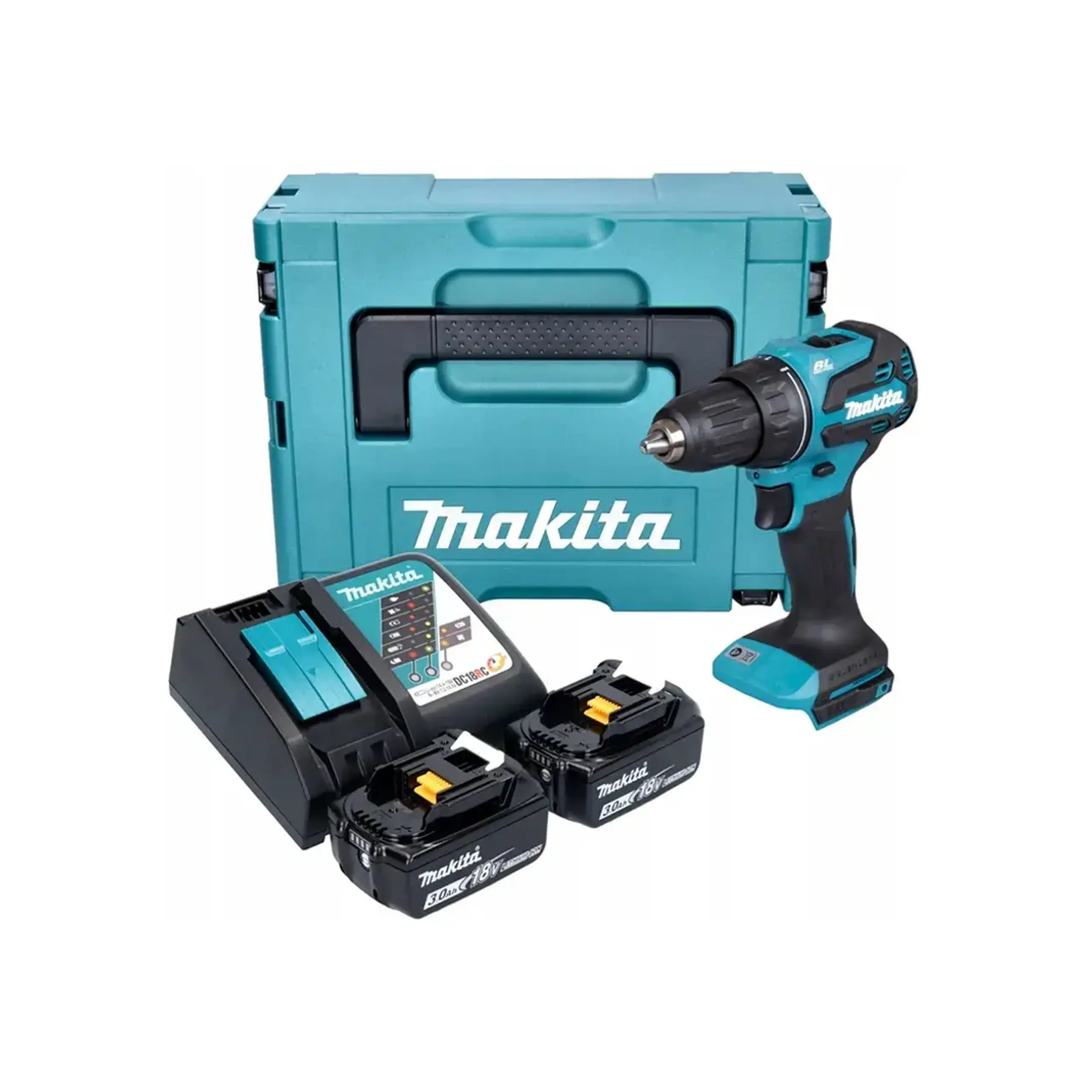 Mașină de găurit/înșurubat pe acumulator LXT 65 Nm 2 x 3.0 Ah (Li-ion) 18 V 0 - 1900 rot/min Makita