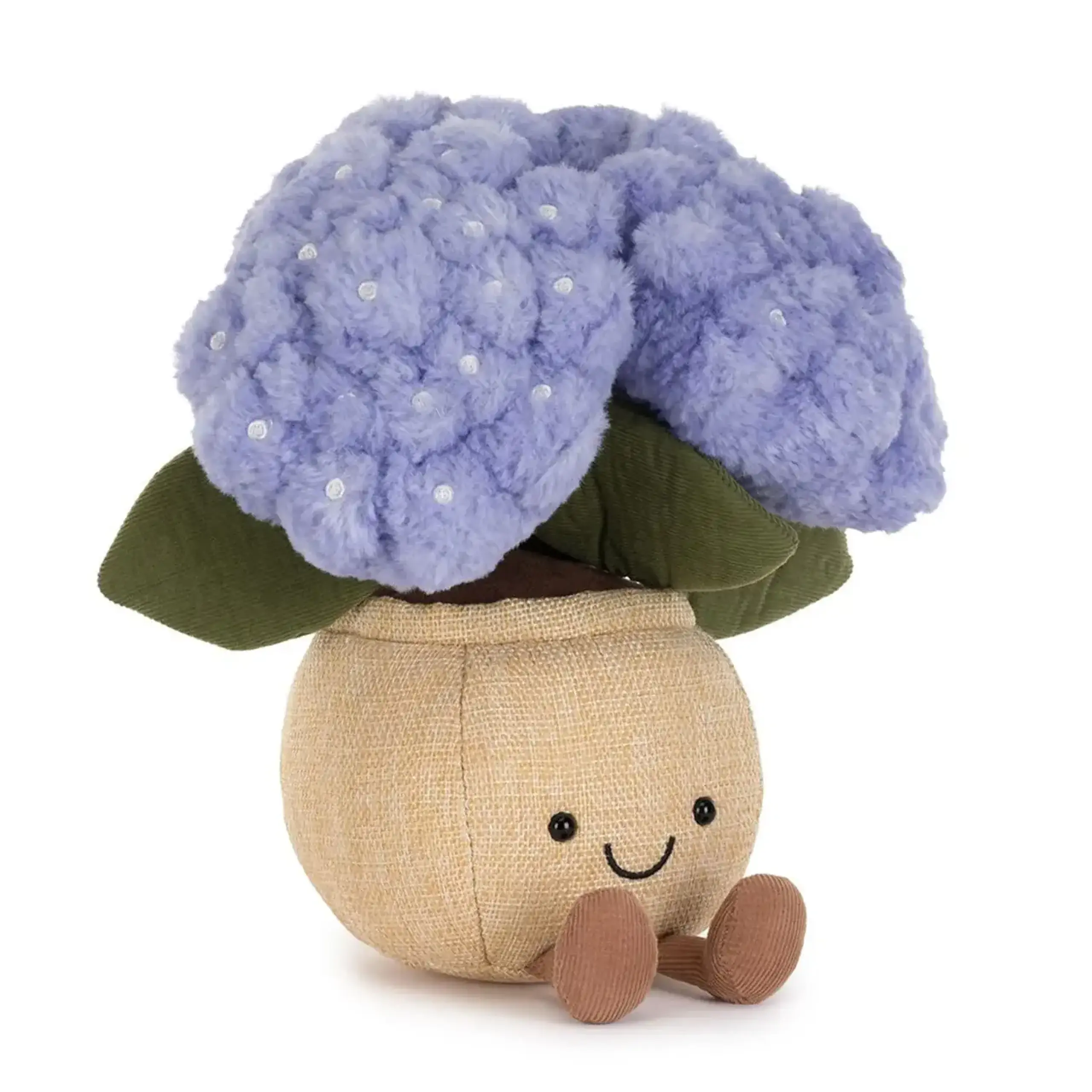 Ghiveci cu hortensii din pluș — Jellycat